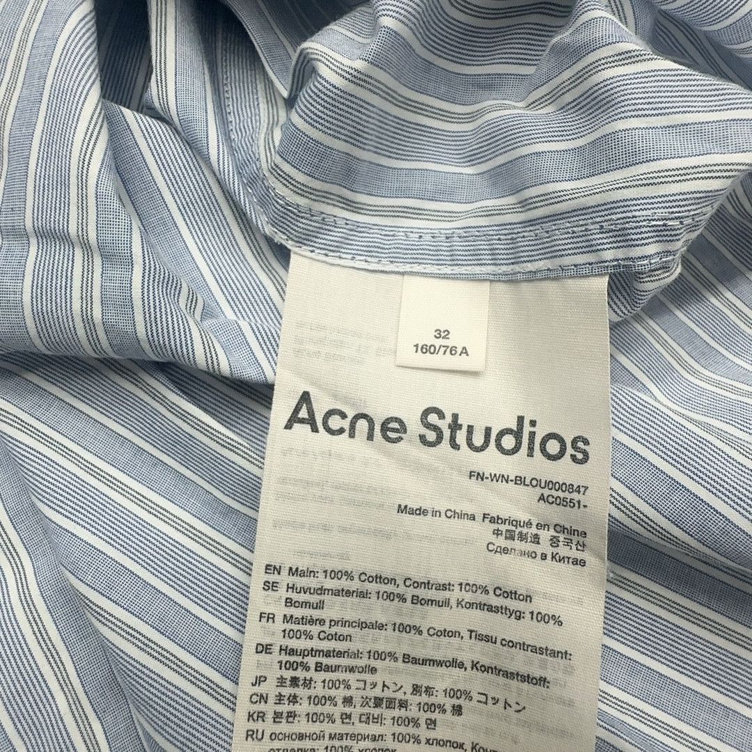 Acne Studios Acne Studios Striped Button Up Shirt Size 32 Size XXS / US 00 / IT 34 - 5 Thumbnail