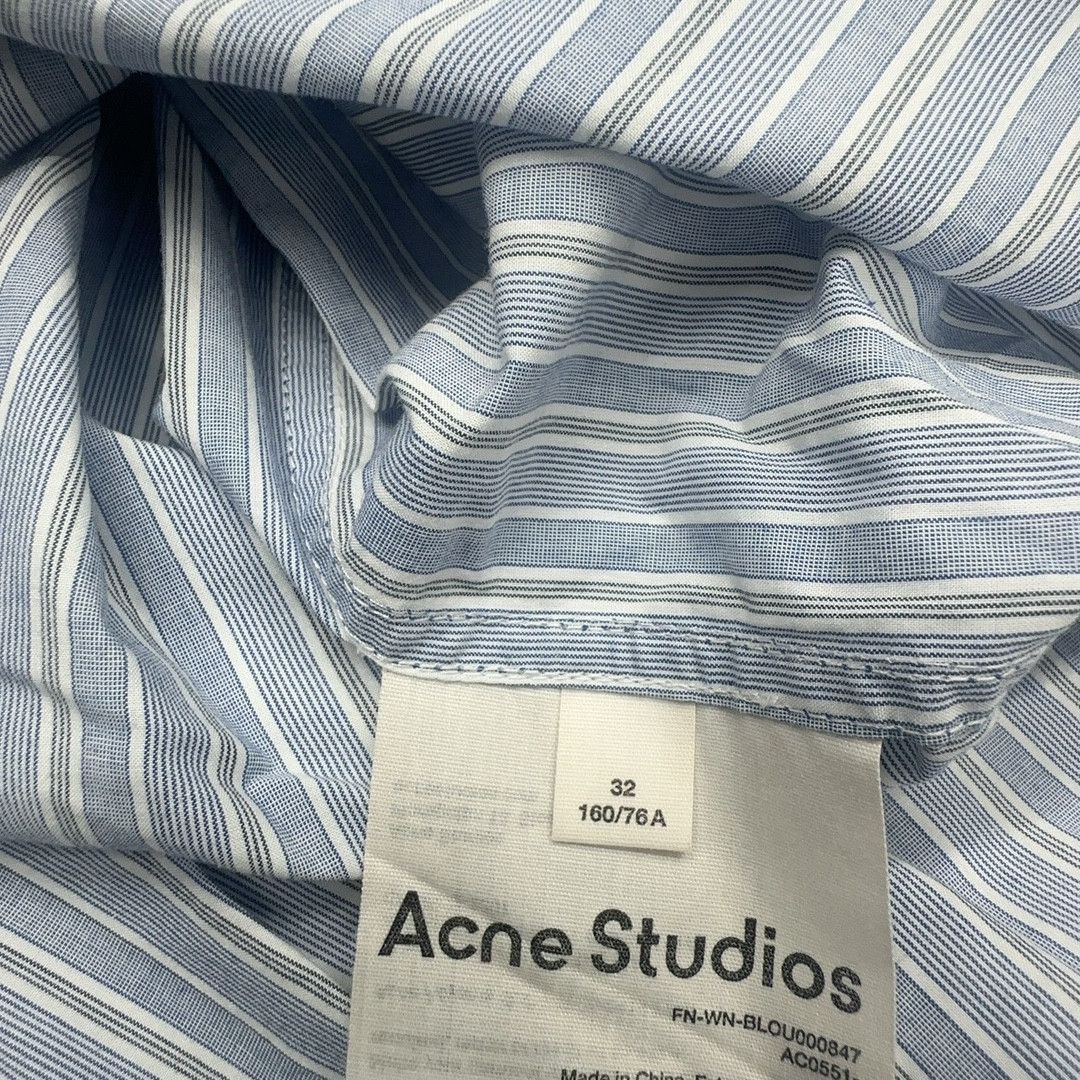 Acne Studios Acne Studios Striped Button Up Shirt Size 32 Size XXS / US 00 / IT 34 - 4 Thumbnail