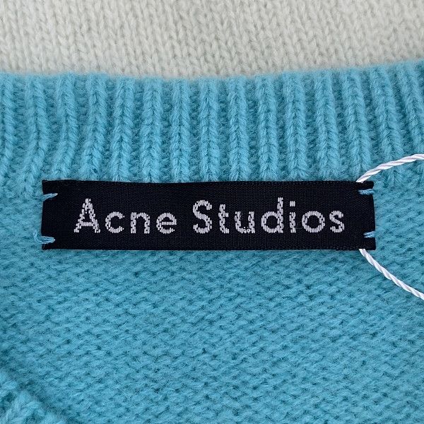 Acne Studios Acne Studios Striped Face Logo Wool Sweater Size M Size US M / EU 48-50 / 2 - 3 Thumbnail
