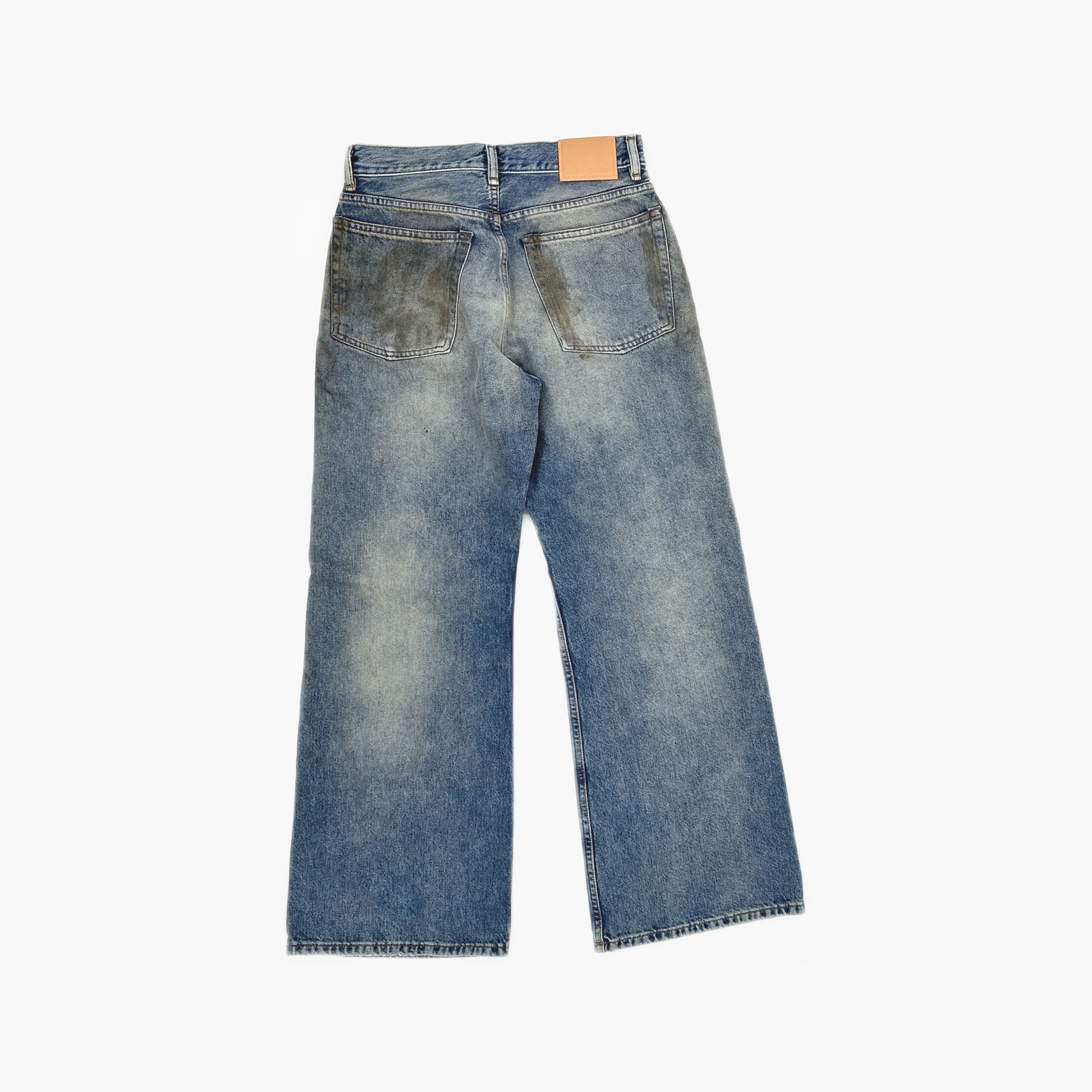 Acne Studios Acne Studios Distressed Wide Leg Jeans Size 26 Size 26" / US 2 / IT 38 - 2 Thumbnail
