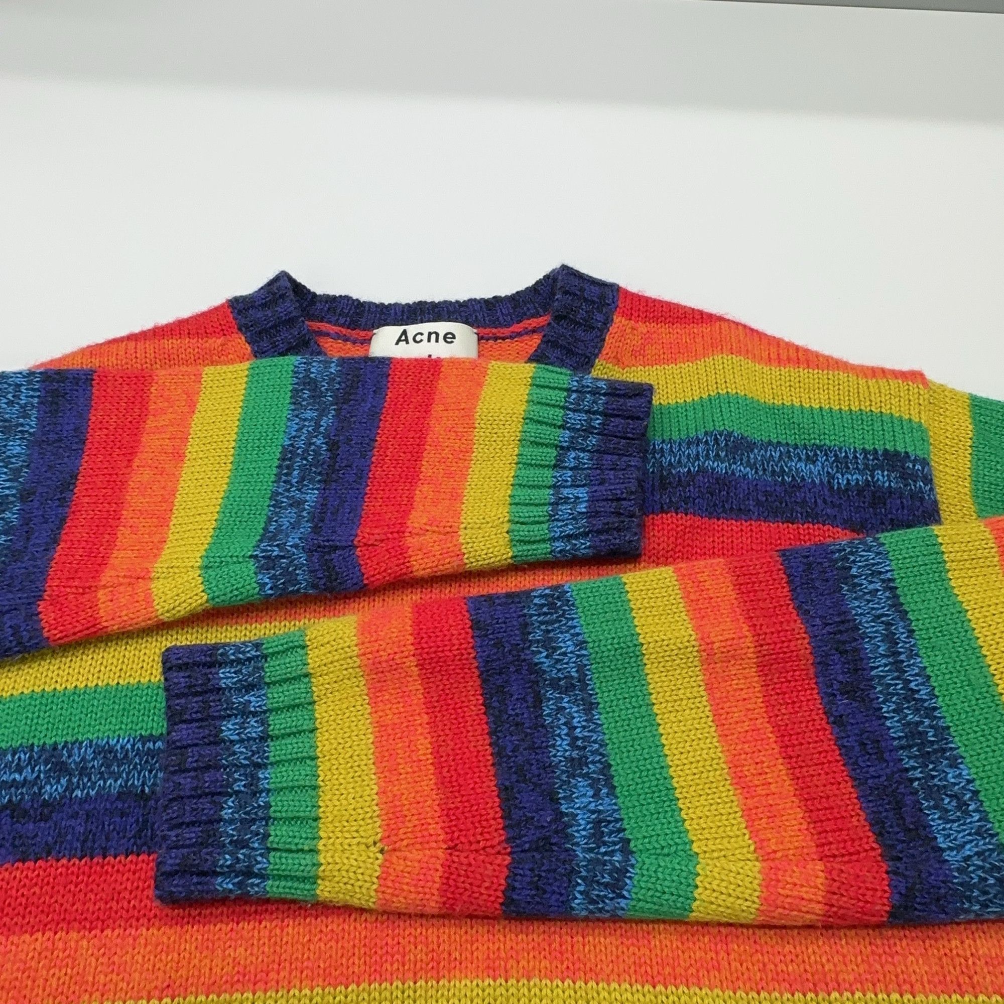 Acne Studios Acne Studios Rainbow Striped Sweater Size XS Size US XS / EU 42 / 0 - 7 Thumbnail