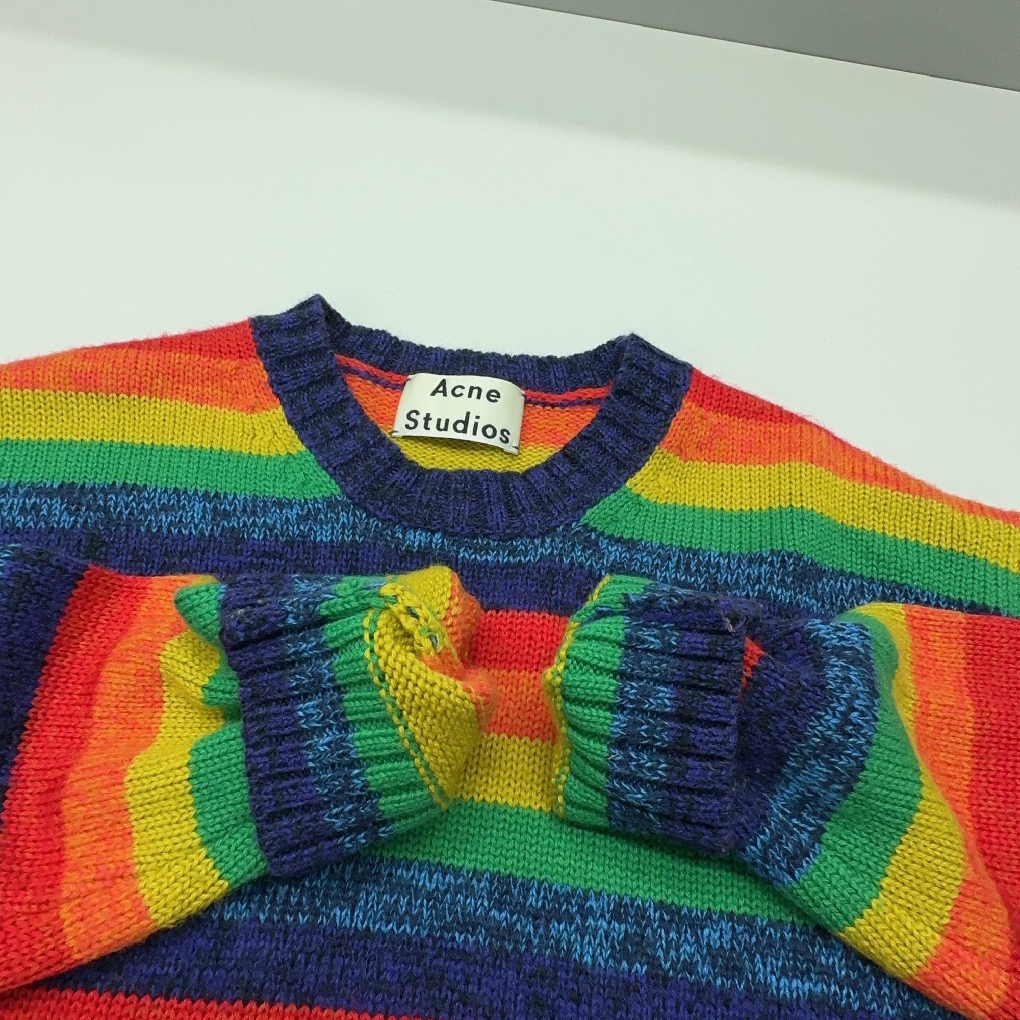 Acne Studios Acne Studios Rainbow Striped Sweater Size XS Size US XS / EU 42 / 0 - 8 Thumbnail