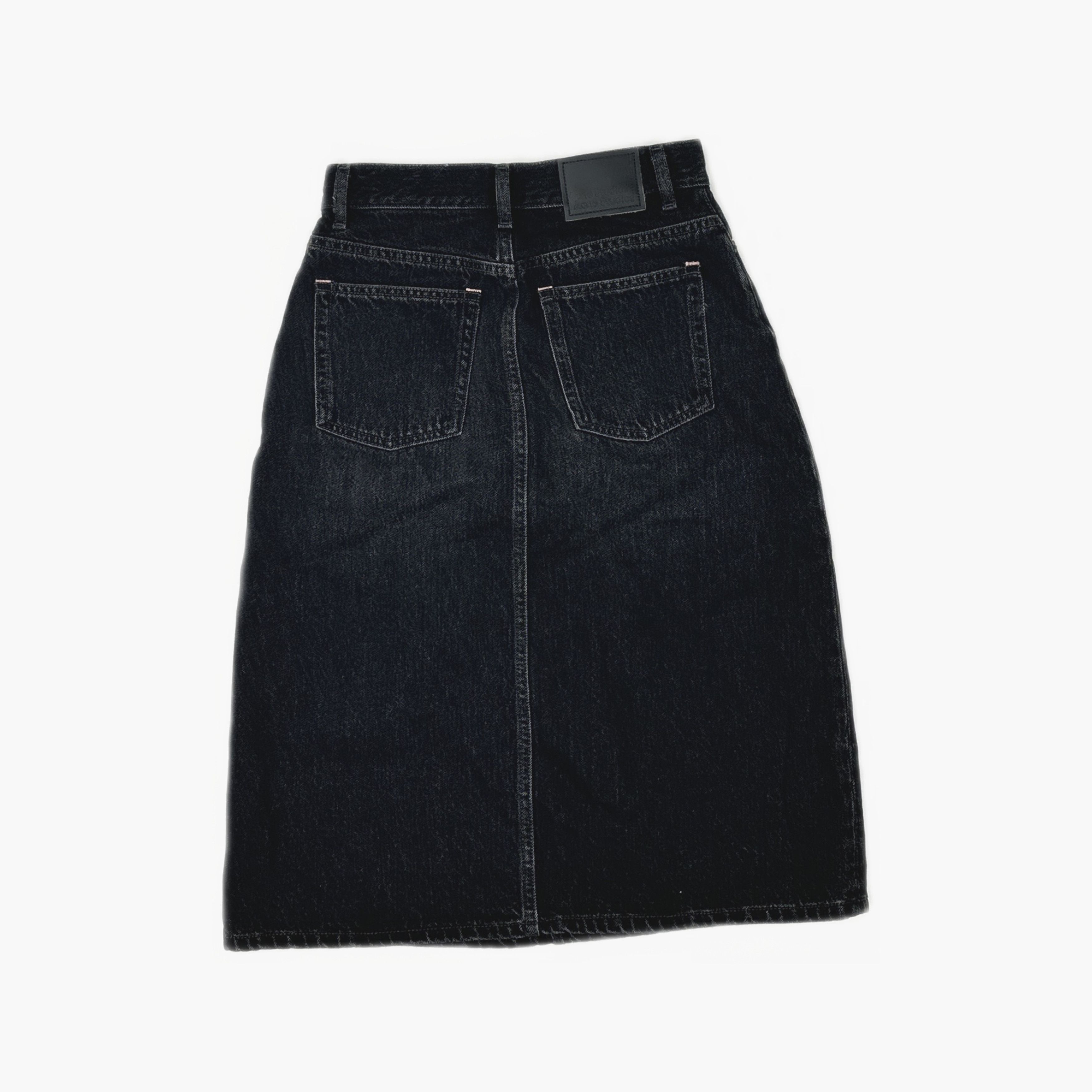 Acne Studios Acne Studios Black Denim Midi Skirt Size 34 Size 24" / US 00 / IT 34 - 2 Thumbnail