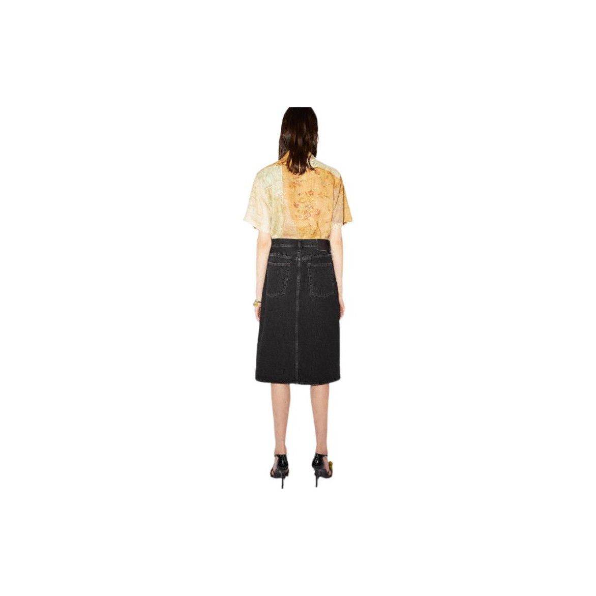 Acne Studios Acne Studios Black Denim Midi Skirt Size 34 Size 24" / US 00 / IT 34 - 12 Thumbnail