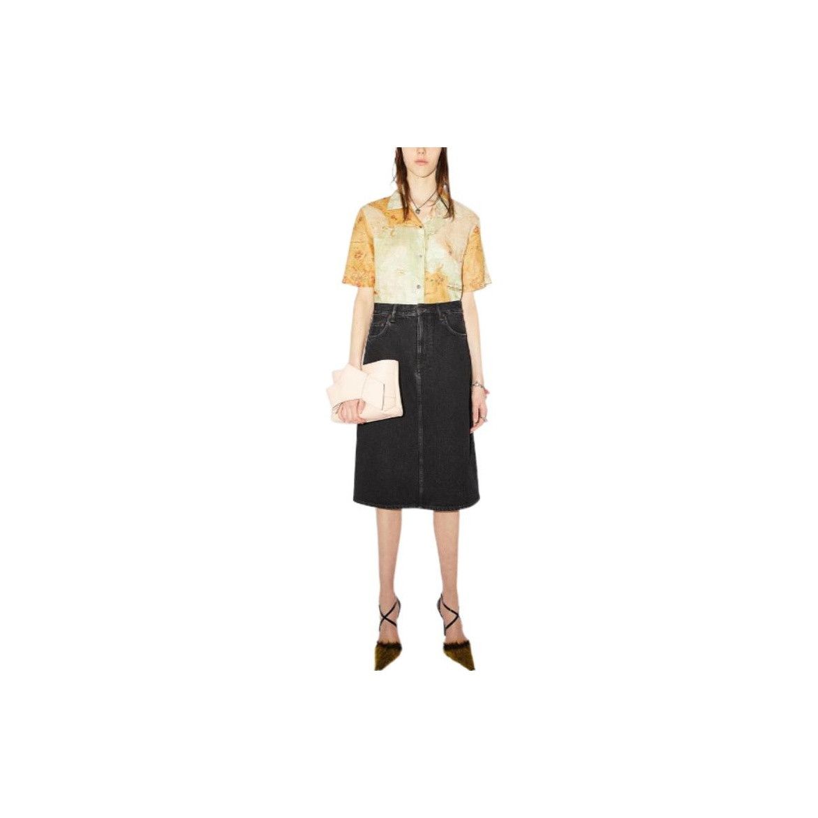 Acne Studios Acne Studios Black Denim Midi Skirt Size 34 Size 24" / US 00 / IT 34 - 11 Thumbnail