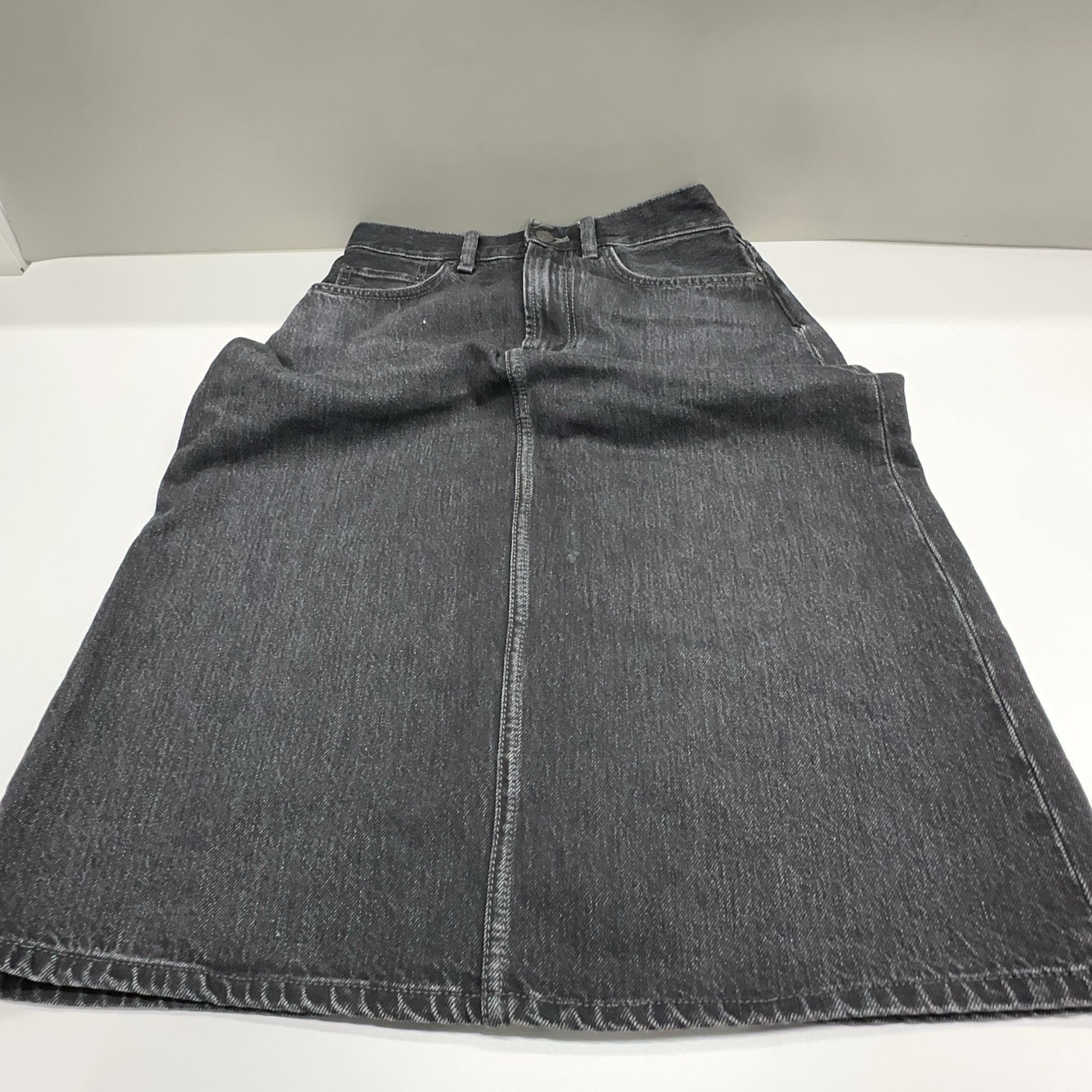 Acne Studios Acne Studios Black Denim Midi Skirt Size 34 Size 24" / US 00 / IT 34 - 7 Thumbnail