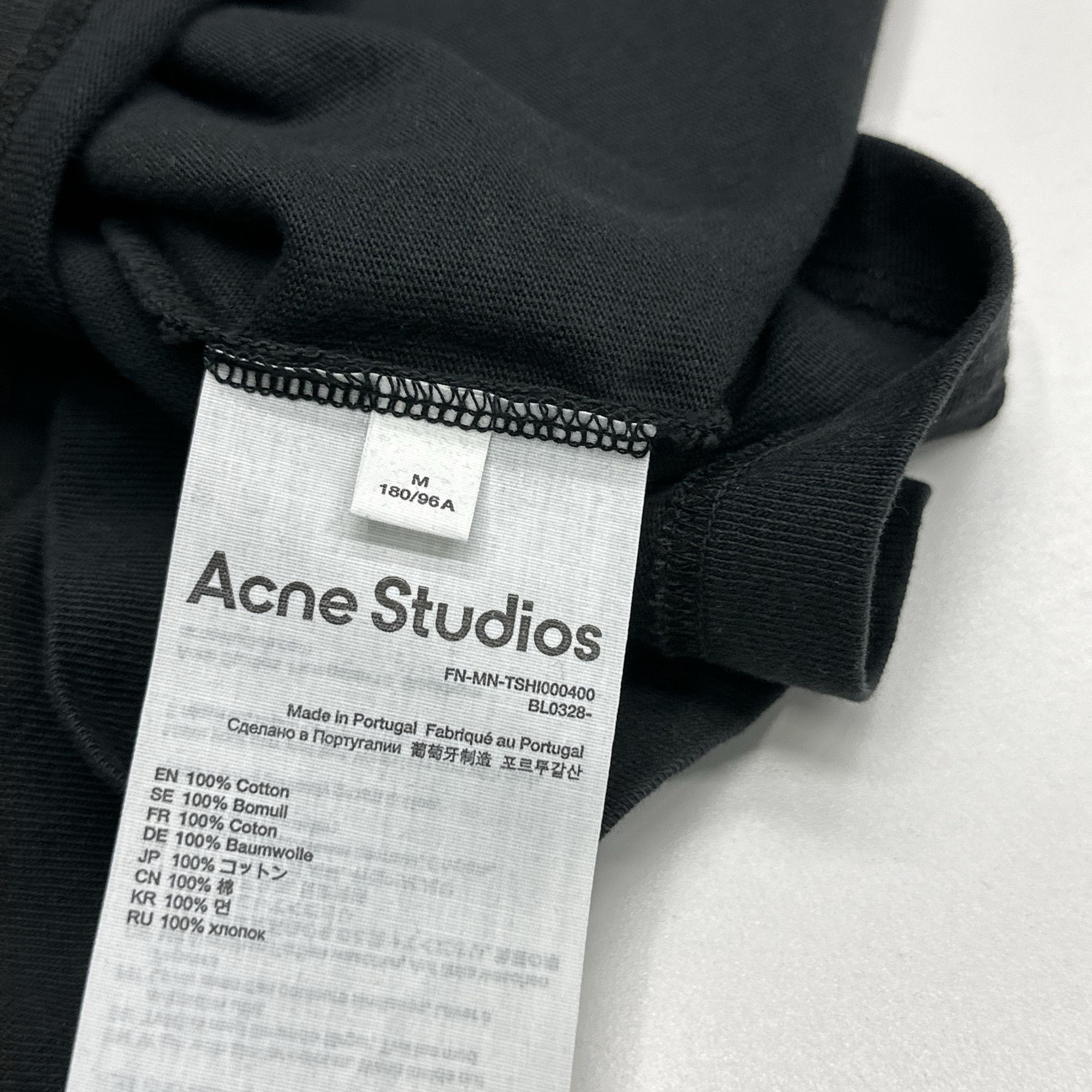 Acne Studios Acne Studios Logo Collar T-Shirt Size M Size US M / EU 48-50 / 2 - 4 Thumbnail