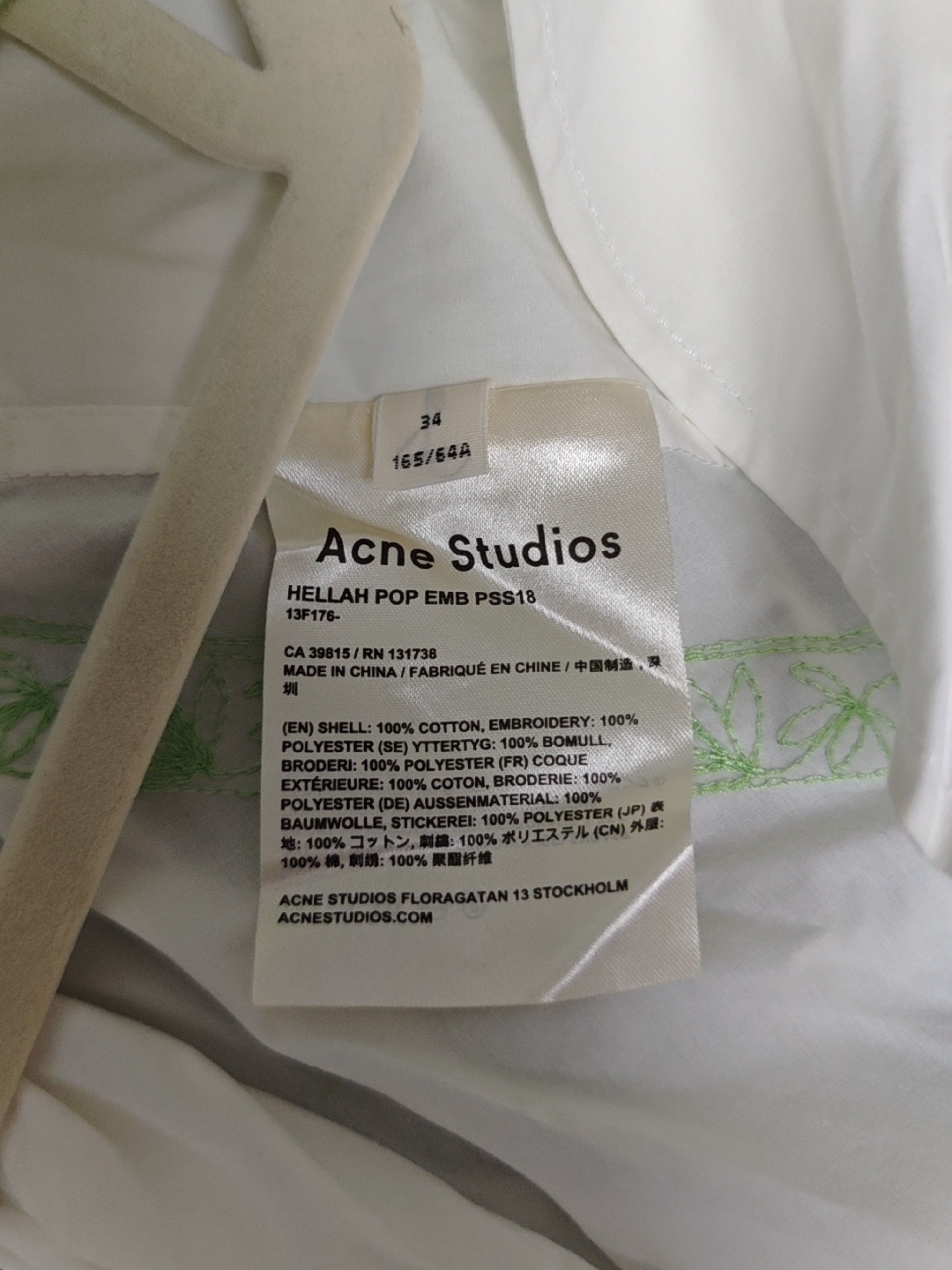 Acne Studios Acne Studios Floral Embroidered Midi Skirt Size 34 Size 25" / US 0 / IT 36 - 4 Thumbnail