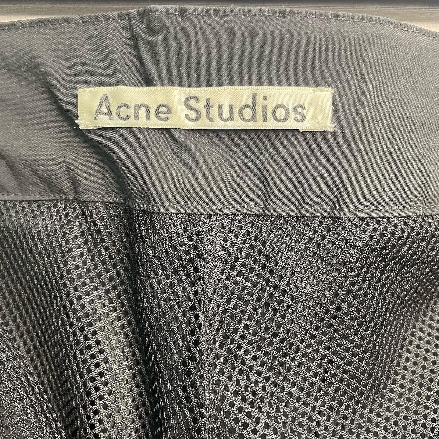 Acne Studios Acne Studios Polyester Trousers Black Size 46 Size US 30 / EU 46 - 3 Thumbnail