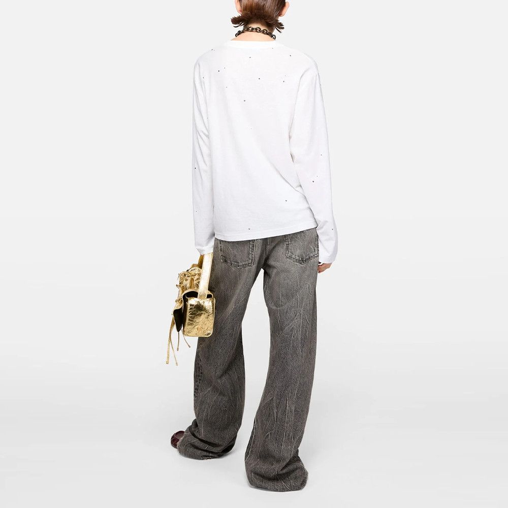 Acne Studios Acne Studios 1996 Crystal Long Sleeve T-Shirt Size M Size US M / EU 48-50 / 2 - 8 Thumbnail