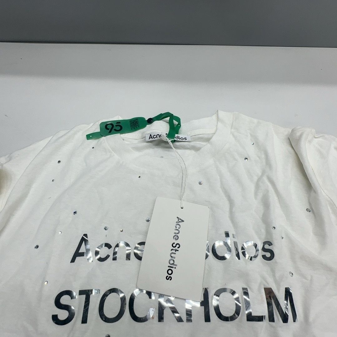 Acne Studios Acne Studios 1996 Crystal Long Sleeve T-Shirt Size M Size US M / EU 48-50 / 2 - 3 Thumbnail