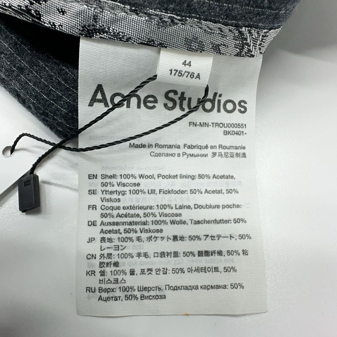Acne Studios Acne Studios Pinstripe Wool Trousers Size 28 Size US 28 / EU 44 - 4 Thumbnail
