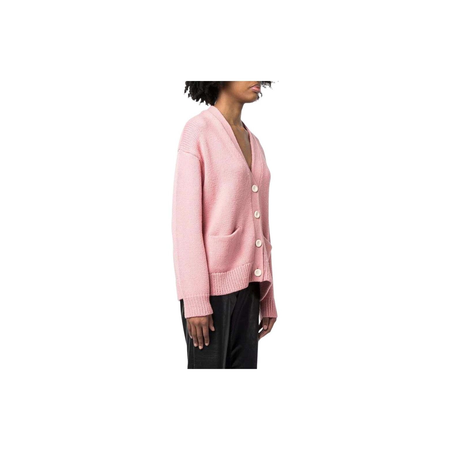 Acne Studios Acne Studios Pink Wool Cardigan Size S Size S / US 4 / IT 40 - 7 Thumbnail
