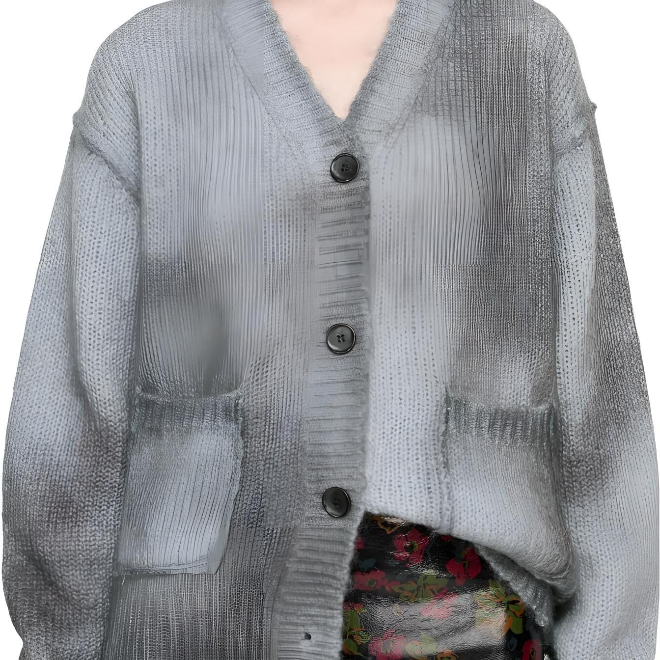 Acne Studios Acne Studios Gradient Mohair Cardigan Size XXS Size XXS / US 00 / IT 34 - 9 Thumbnail