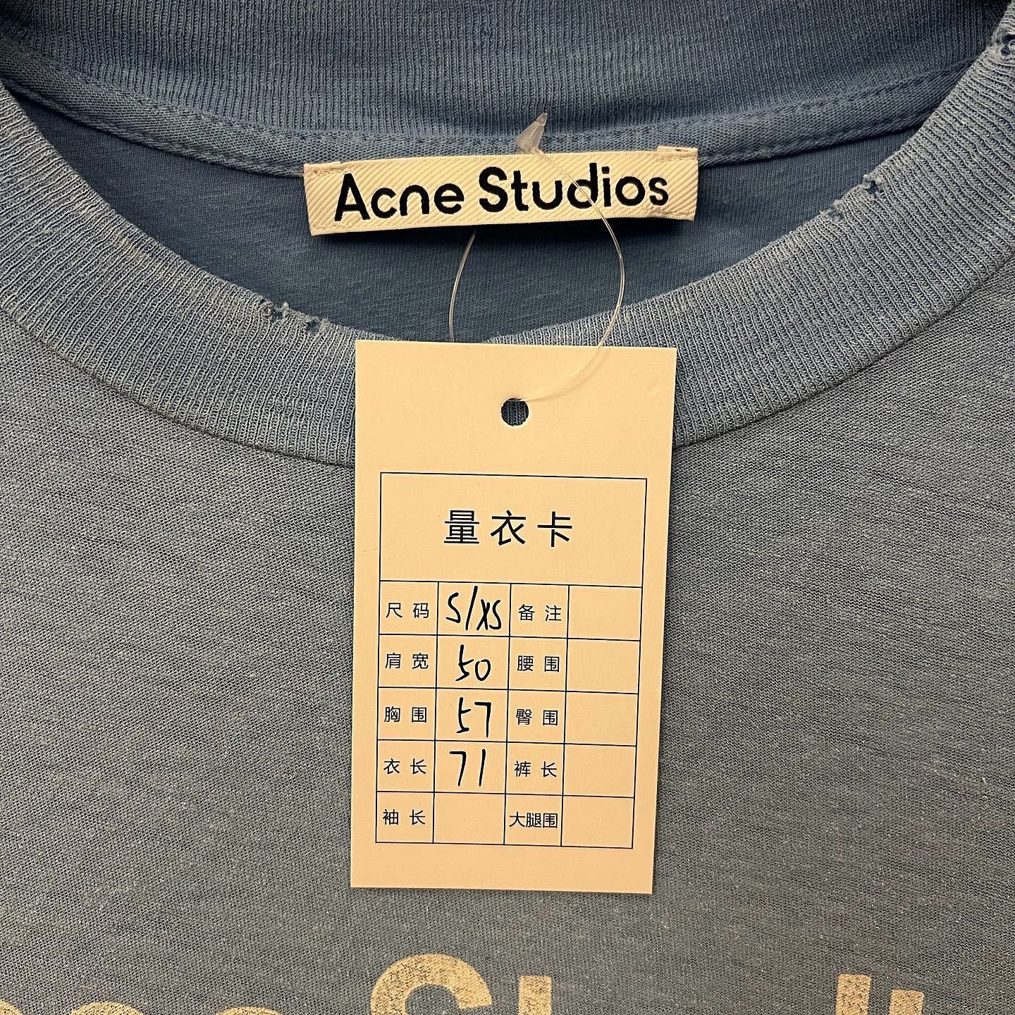 Acne Studios Acne Studios Stockholm 1996 Long Sleeve T-Shirt Size XS Size US XS / EU 42 / 0 - 6 Thumbnail