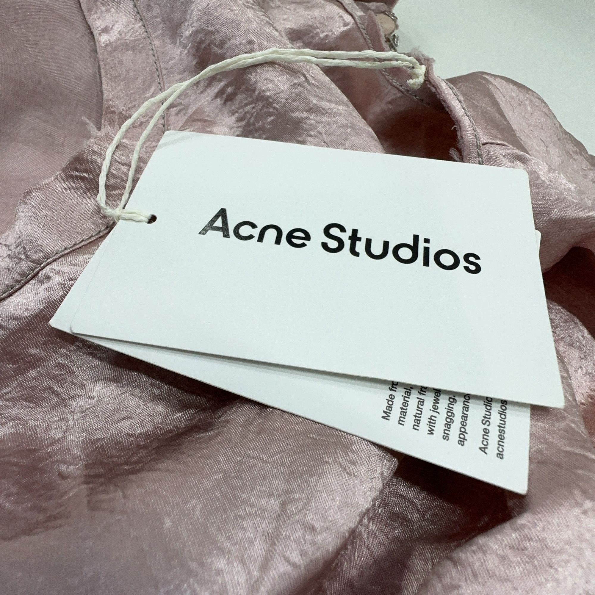 Acne Studios Acne Studios Asymmetric Midi Dress Pink Size 38 Size M / US 6-8 / IT 42-44 - 5 Thumbnail