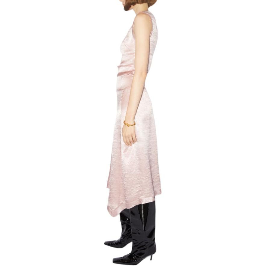Acne Studios Acne Studios Asymmetric Midi Dress Pink Size 38 Size M / US 6-8 / IT 42-44 - 11 Thumbnail