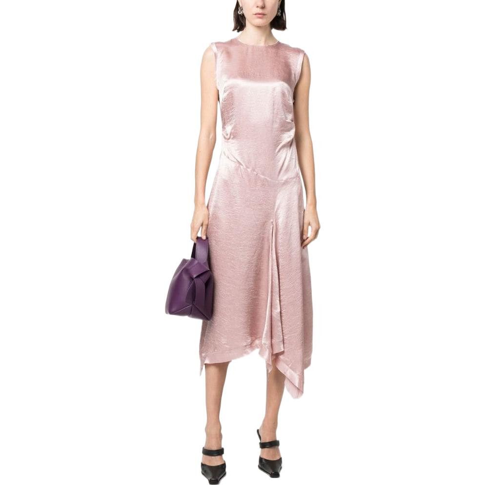 Acne Studios Acne Studios Asymmetric Midi Dress Pink Size 38 Size M / US 6-8 / IT 42-44 - 8 Thumbnail