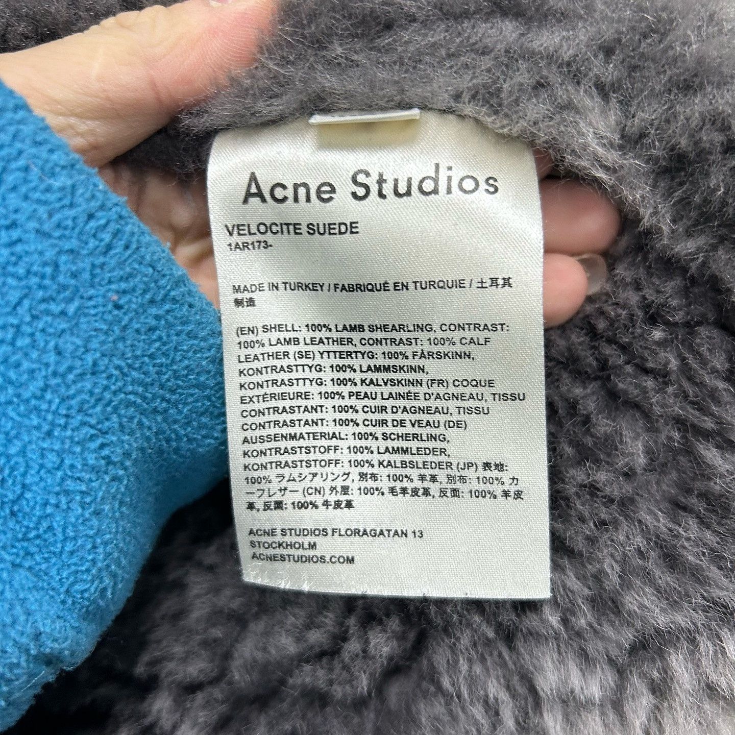 Acne Studios Acne Studios Velocite Shearling Jacket Size 34 Size XXS / US 00 / IT 34 - 4 Thumbnail