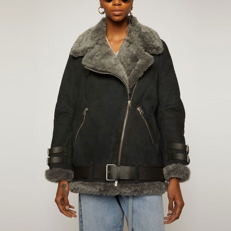 Acne Studios Acne Studios Velocite Shearling Jacket Size 34 Size XXS / US 00 / IT 34 - 7 Thumbnail