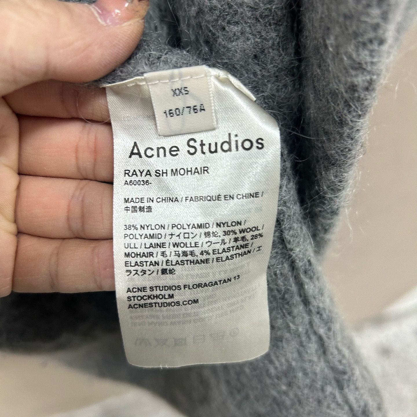 Acne Studios Acne Studios Raya Mohair Cardigan Size XXS Size XXS / US 00 / IT 34 - 4 Thumbnail