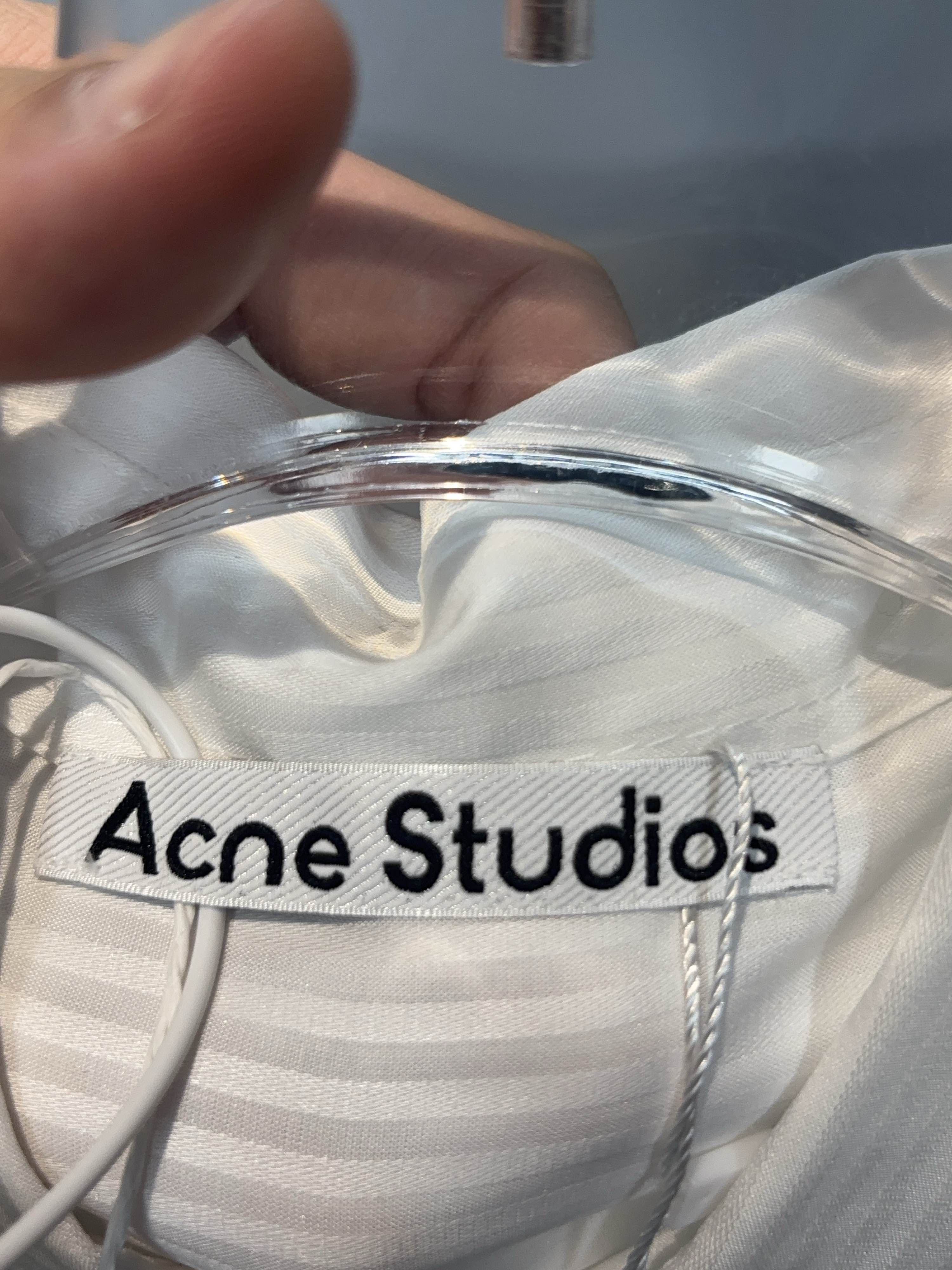 Acne Studios Acne Studios Striped Short Sleeve Shirt Size S Size US S / EU 44-46 / 1 - 3 Thumbnail