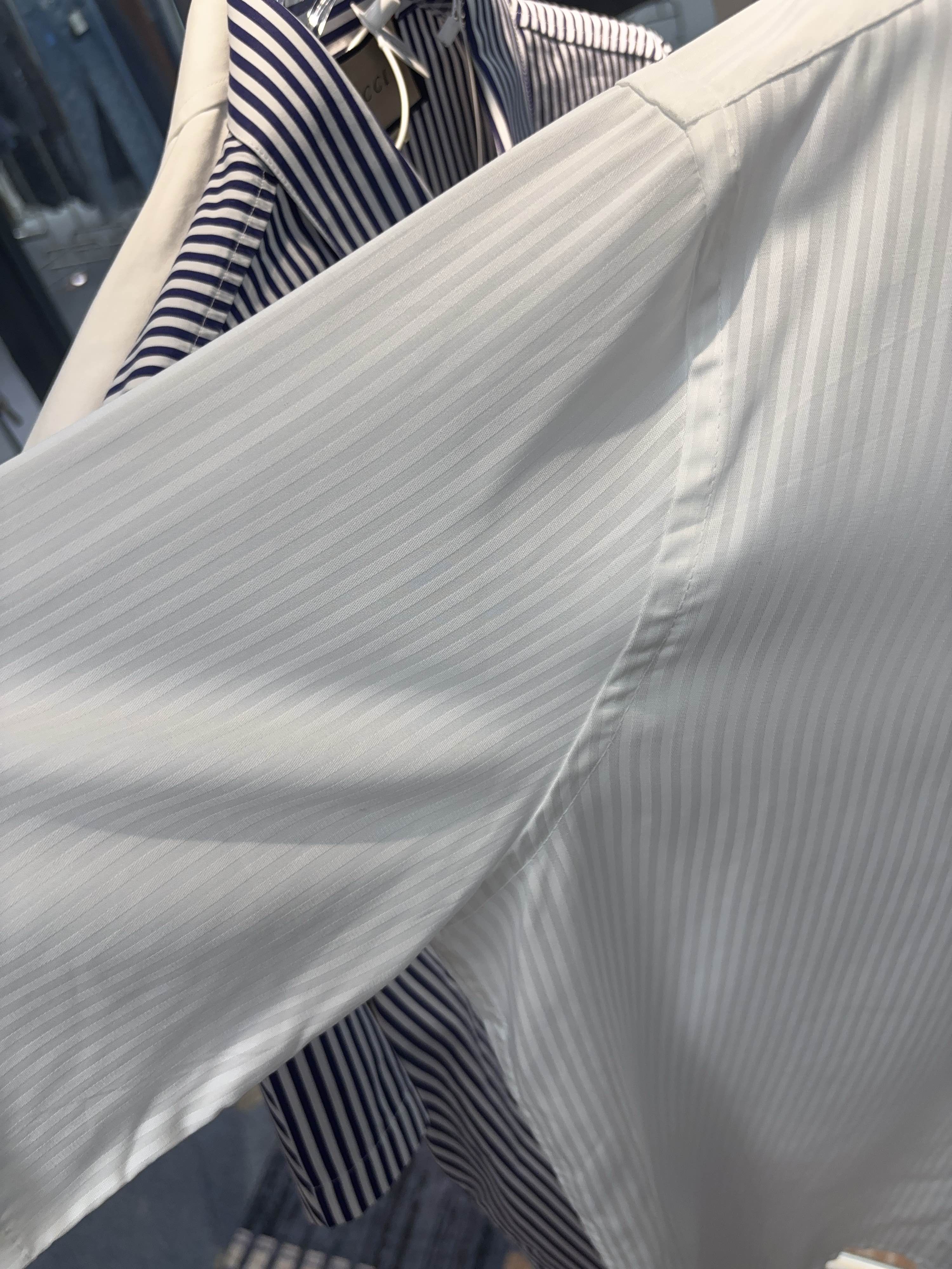 Acne Studios Acne Studios Striped Short Sleeve Shirt Size S Size US S / EU 44-46 / 1 - 7 Thumbnail