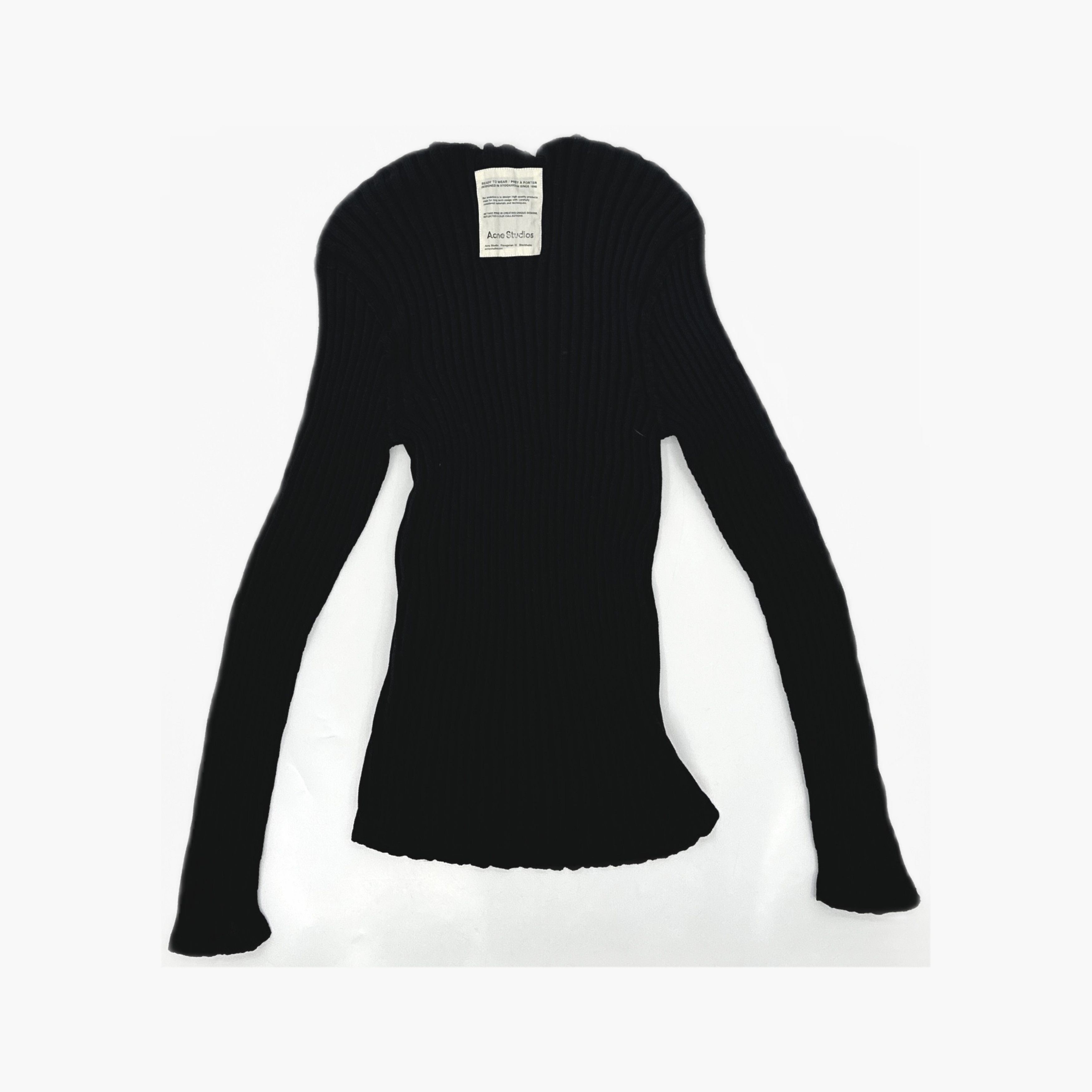 Acne Studios Acne Studios Ribbed Crewneck Cotton Sweater Size L Size L / US 10 / IT 46 - 2 Thumbnail