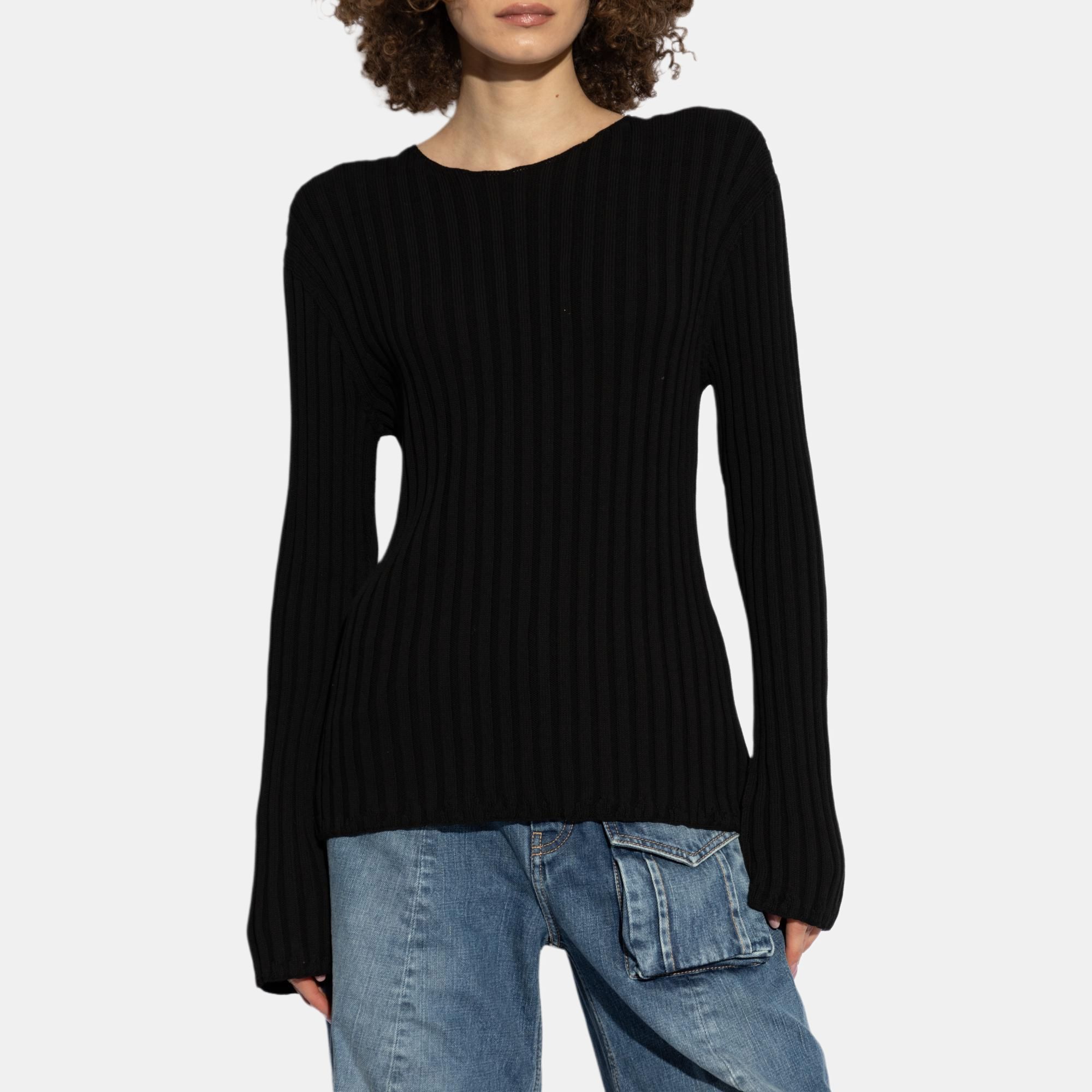 Acne Studios Acne Studios Ribbed Crewneck Cotton Sweater Size L Size L / US 10 / IT 46 - 5 Thumbnail