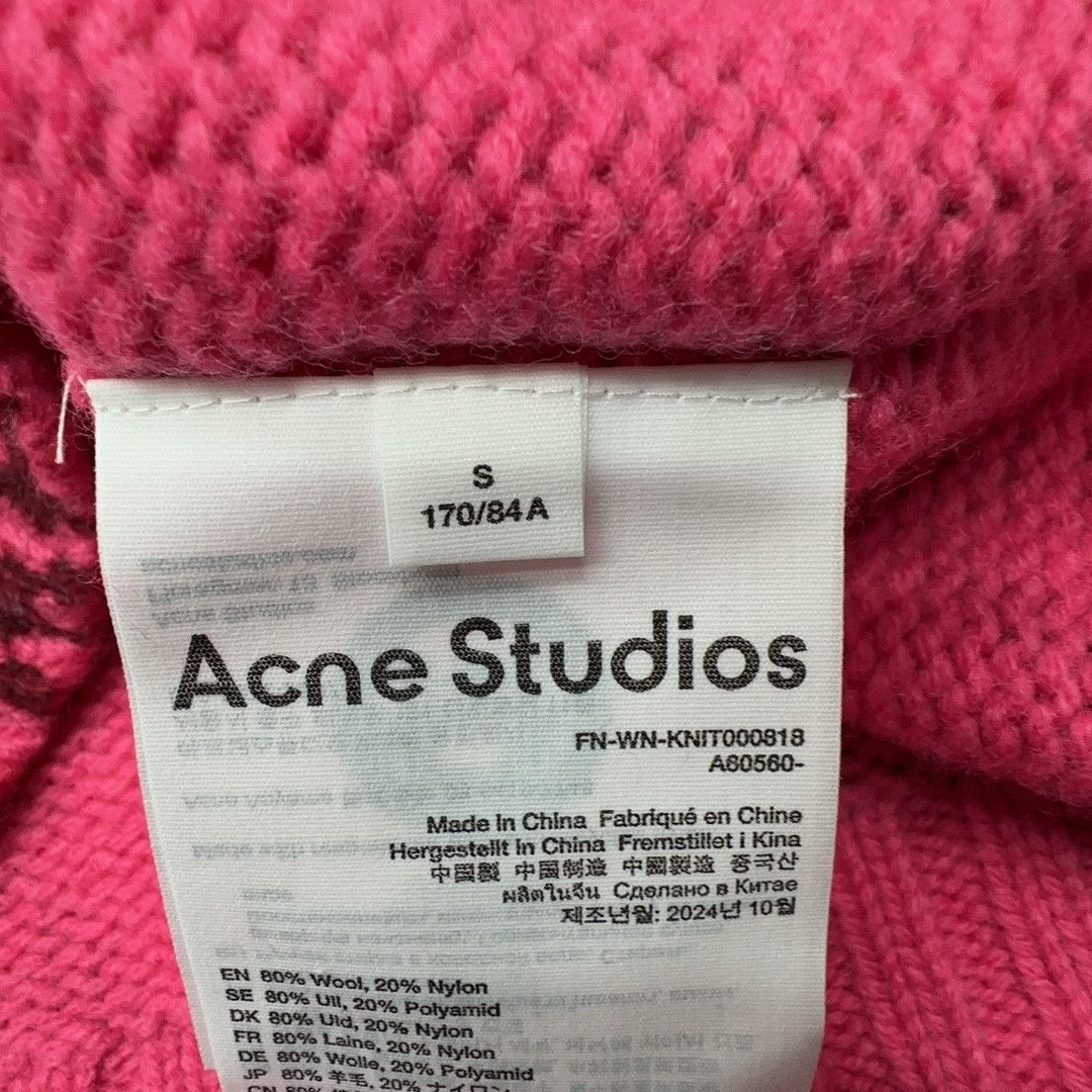 Acne Studios Acne Studios Fair Isle Bow Pattern Sweater Size S Size S / US 4 / IT 40 - 4 Thumbnail