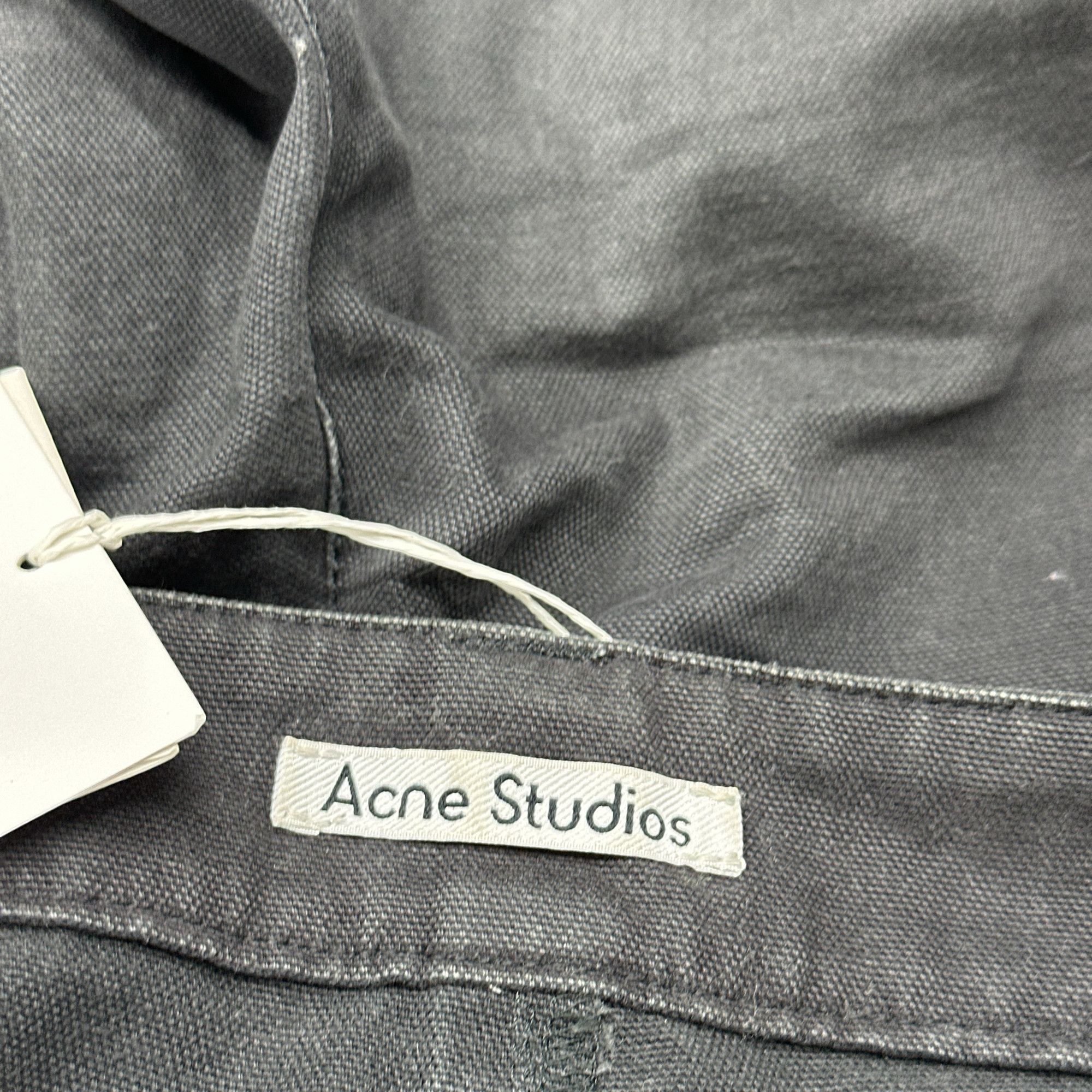 Acne Studios Acne Studios Charcoal Utility Cargo Pants Size 34 Size 24" / US 00 / IT 34 - 3 Thumbnail
