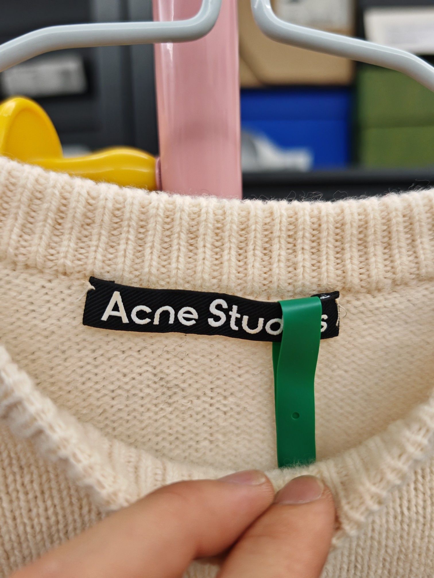 Acne Studios Acne Studios Striped Logo Patch Sweater Size XS Size US XS / EU 42 / 0 - 3 Thumbnail