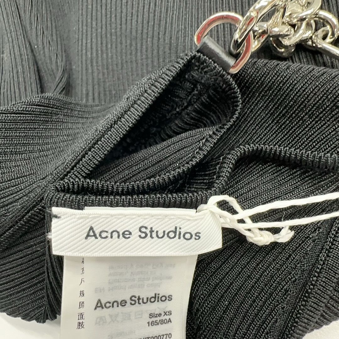 Acne Studios Acne Studios Chain Detail V-Neck Sweater Size XS Size XS / US 0-2 / IT 36-38 - 4 Thumbnail