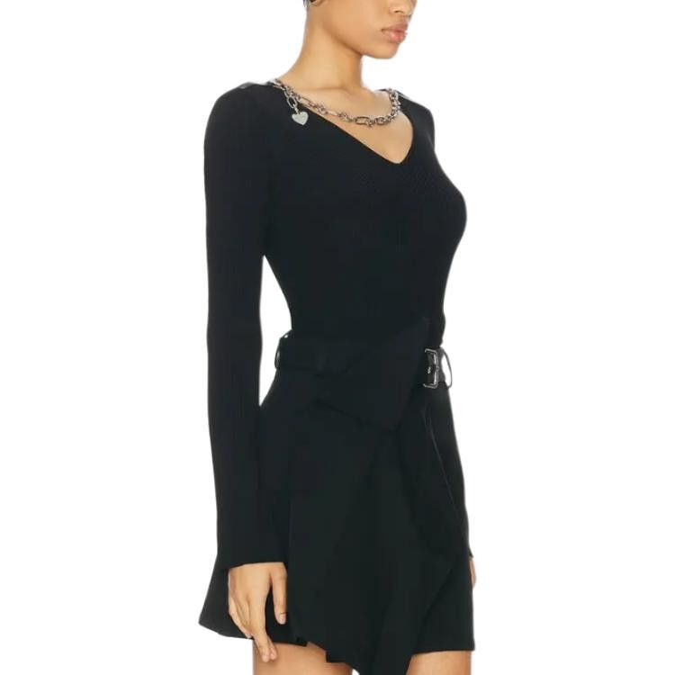 Acne Studios Acne Studios Chain Detail V-Neck Sweater Size XS Size XS / US 0-2 / IT 36-38 - 10 Thumbnail