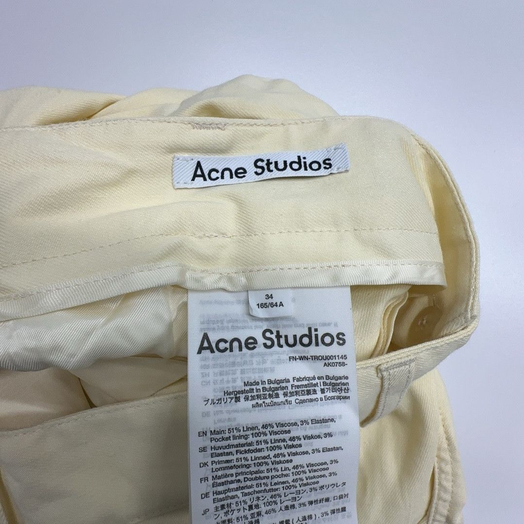 Acne Studios Acne Studios Ruched Yellow Pants Size 34 Size 24" / US 00 / IT 34 - 3 Thumbnail