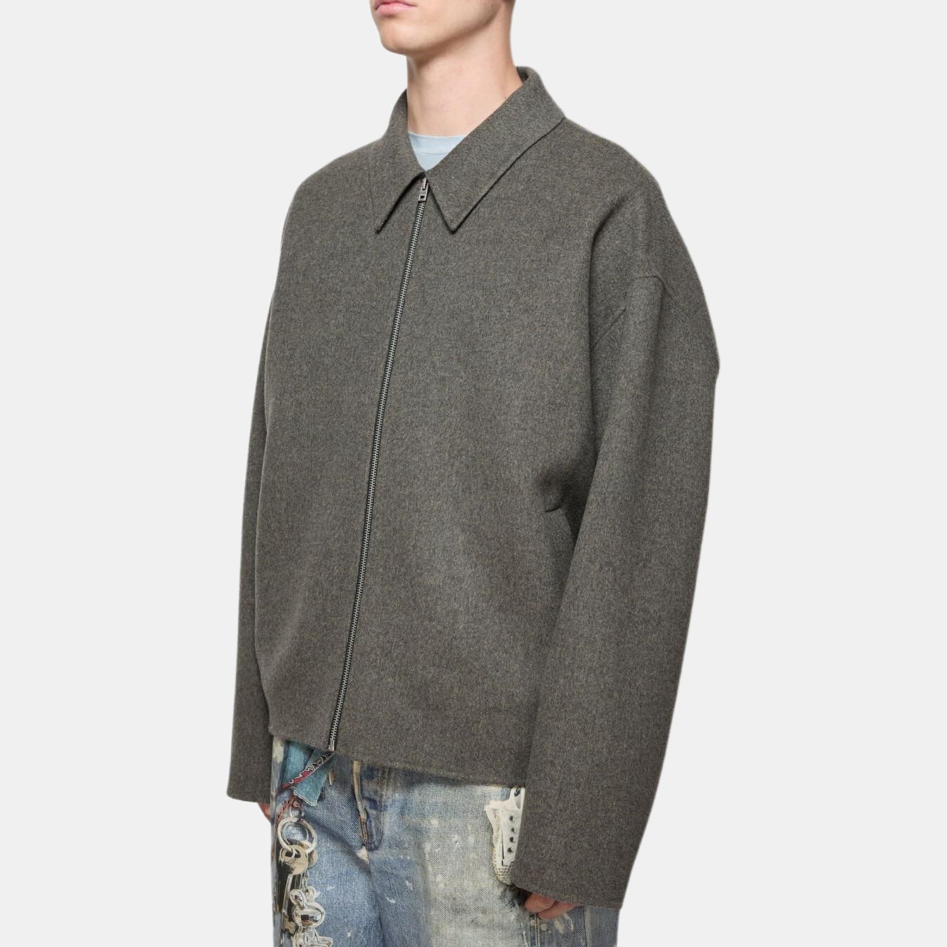 Acne Studios Acne Studios Wool Zip-Up Jacket Size S Size US S / EU 44-46 / 1 - 7 Thumbnail