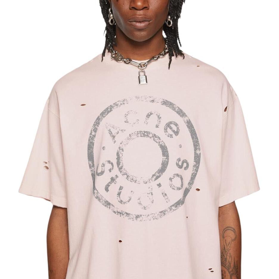 Acne Studios Acne Studios Distressed Logo T-Shirt Size XS Size US XS / EU 42 / 0 - 16 Thumbnail