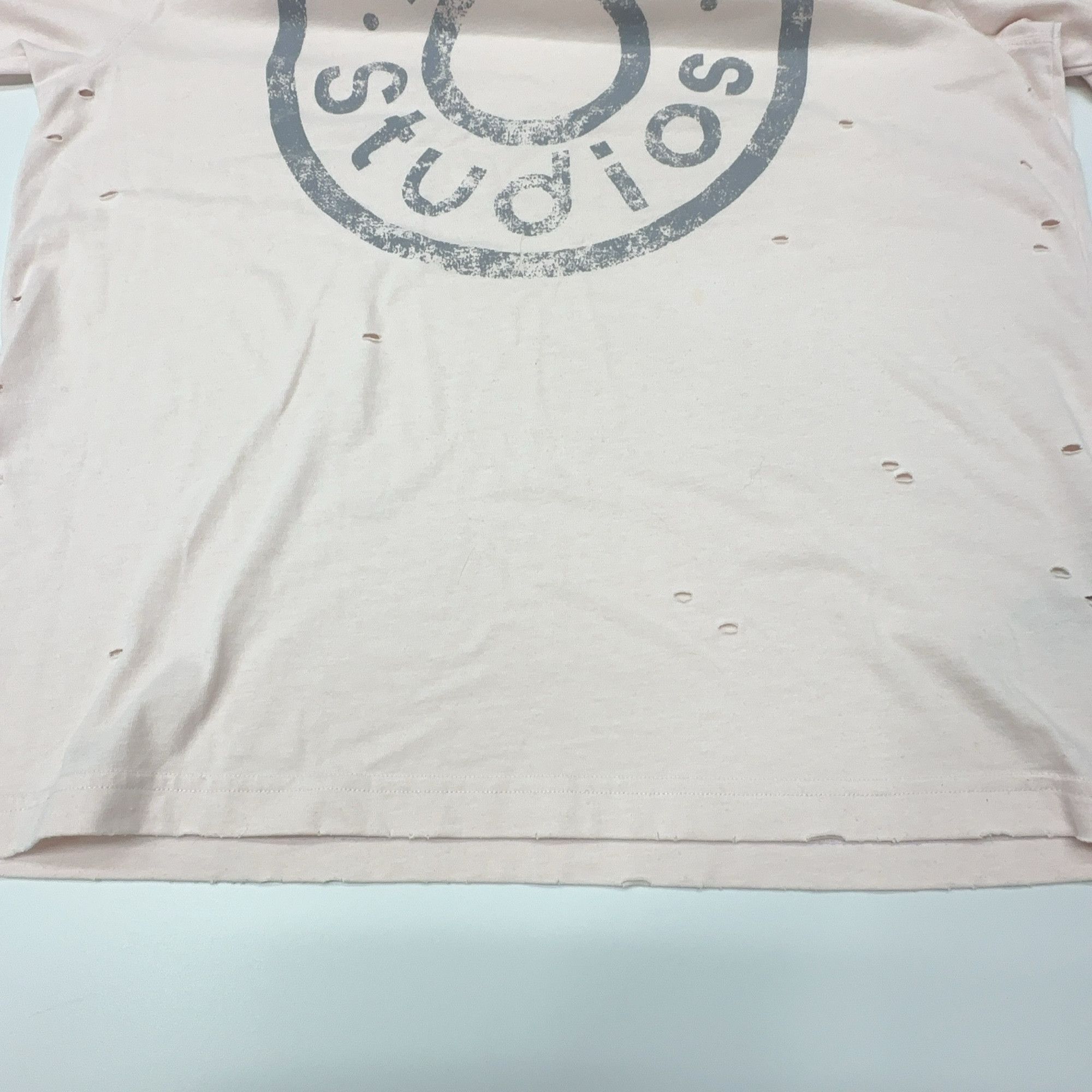 Acne Studios Acne Studios Distressed Logo T-Shirt Size XS Size US XS / EU 42 / 0 - 7 Thumbnail