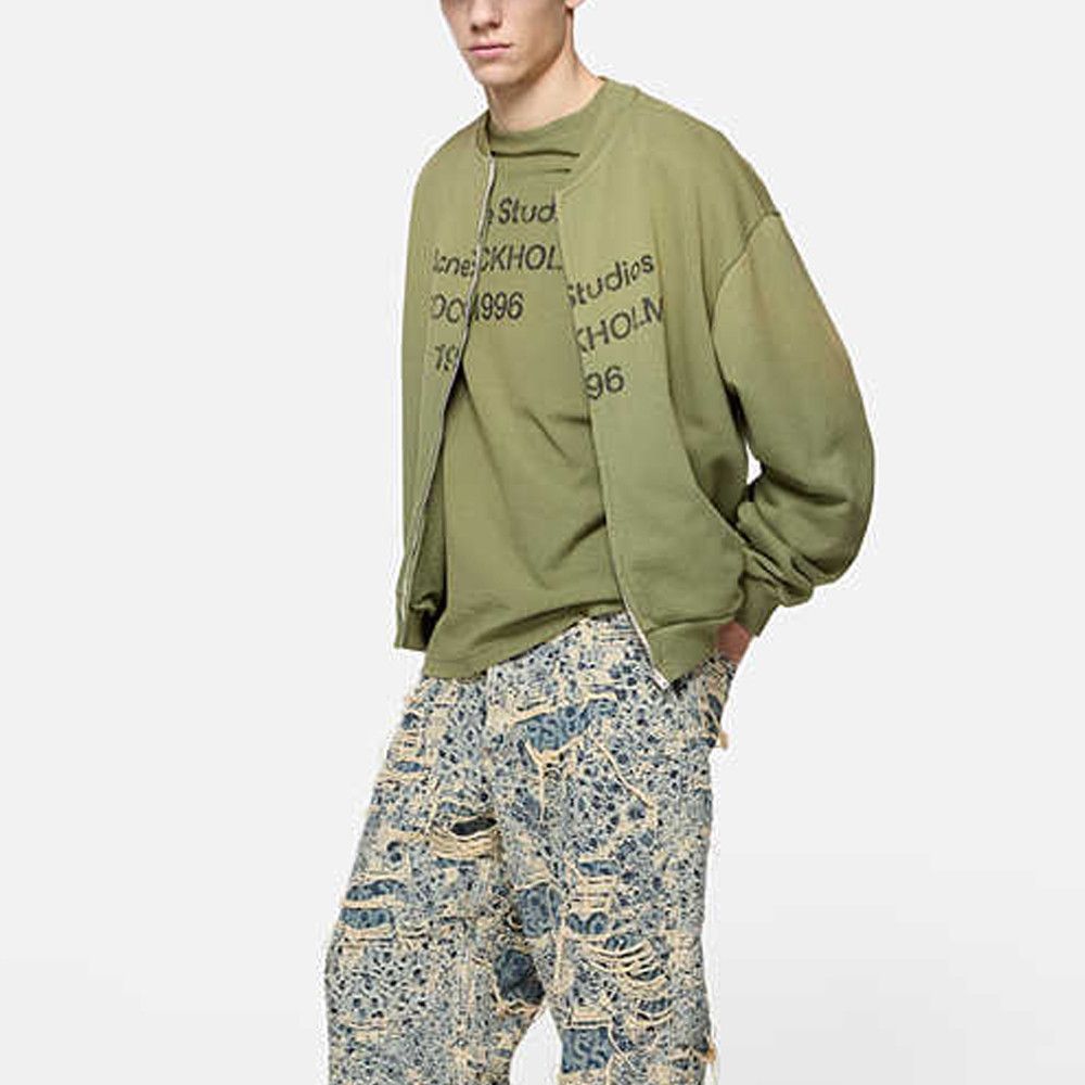Acne Studios Acne Studios Logo Zip-Up Bomber Size L Size US L / EU 52-54 / 3 - 8 Thumbnail