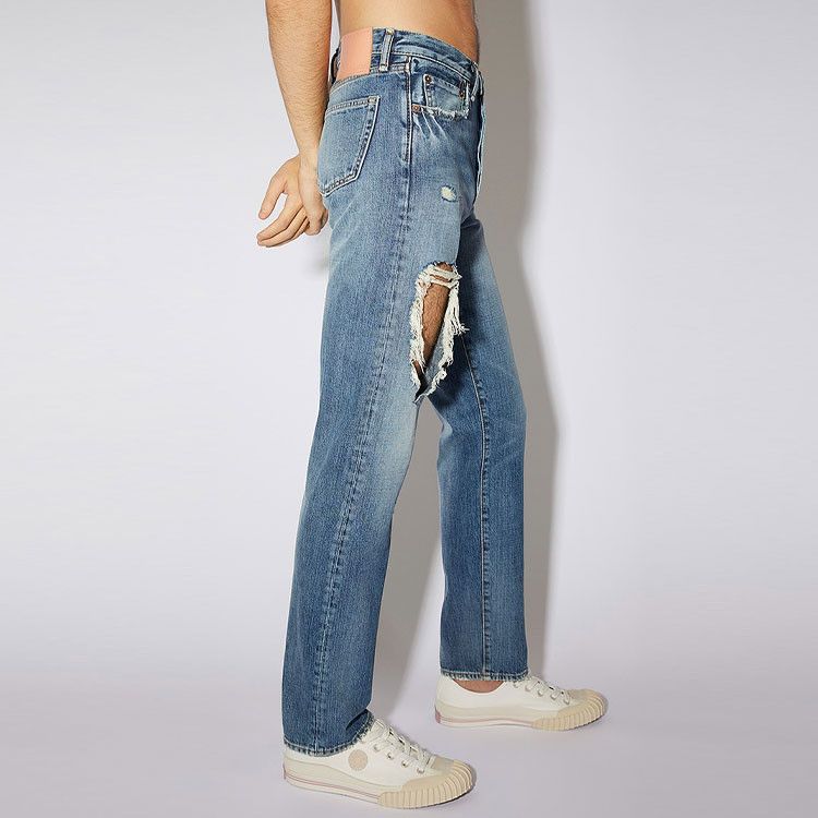 Acne Studios Acne Studios 1996 Mid Torn Distressed Jeans Size 30 Size US 30 / EU 46 - 11 Thumbnail