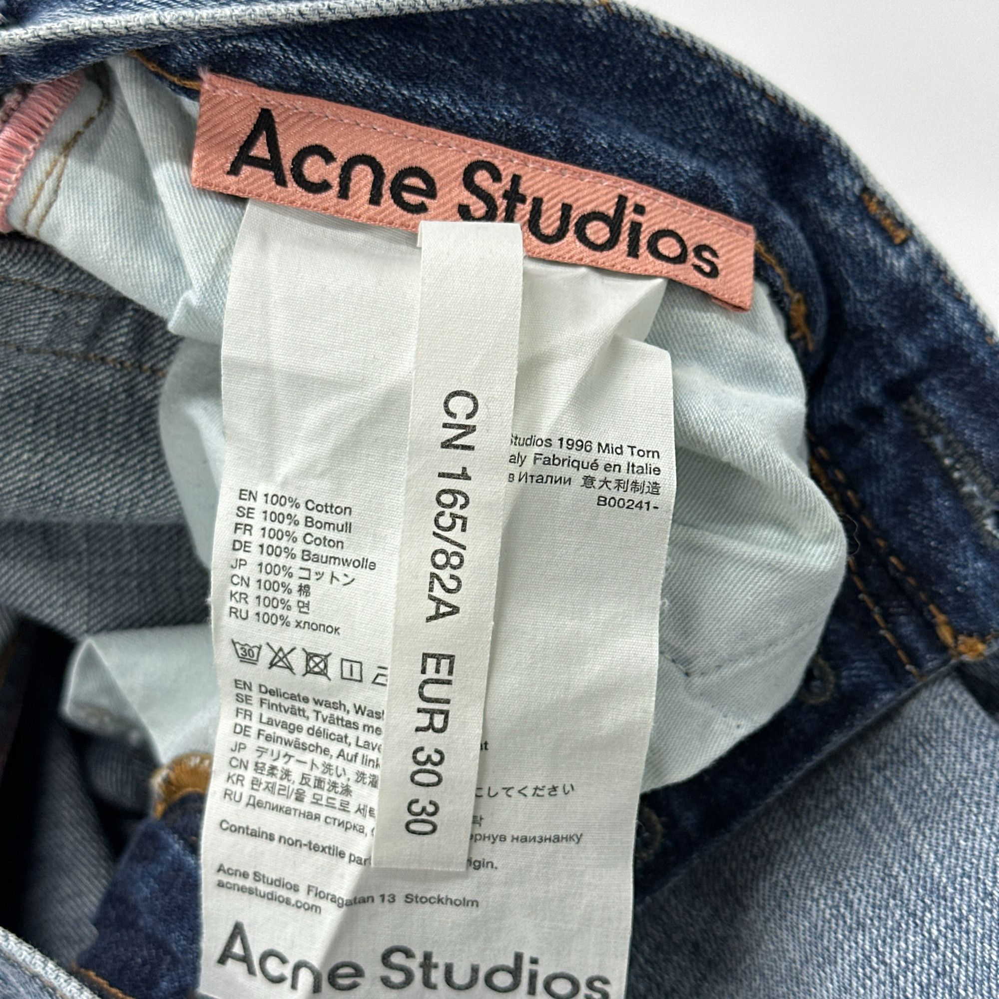 Acne Studios Acne Studios 1996 Mid Torn Distressed Jeans Size 30 Size US 30 / EU 46 - 3 Thumbnail
