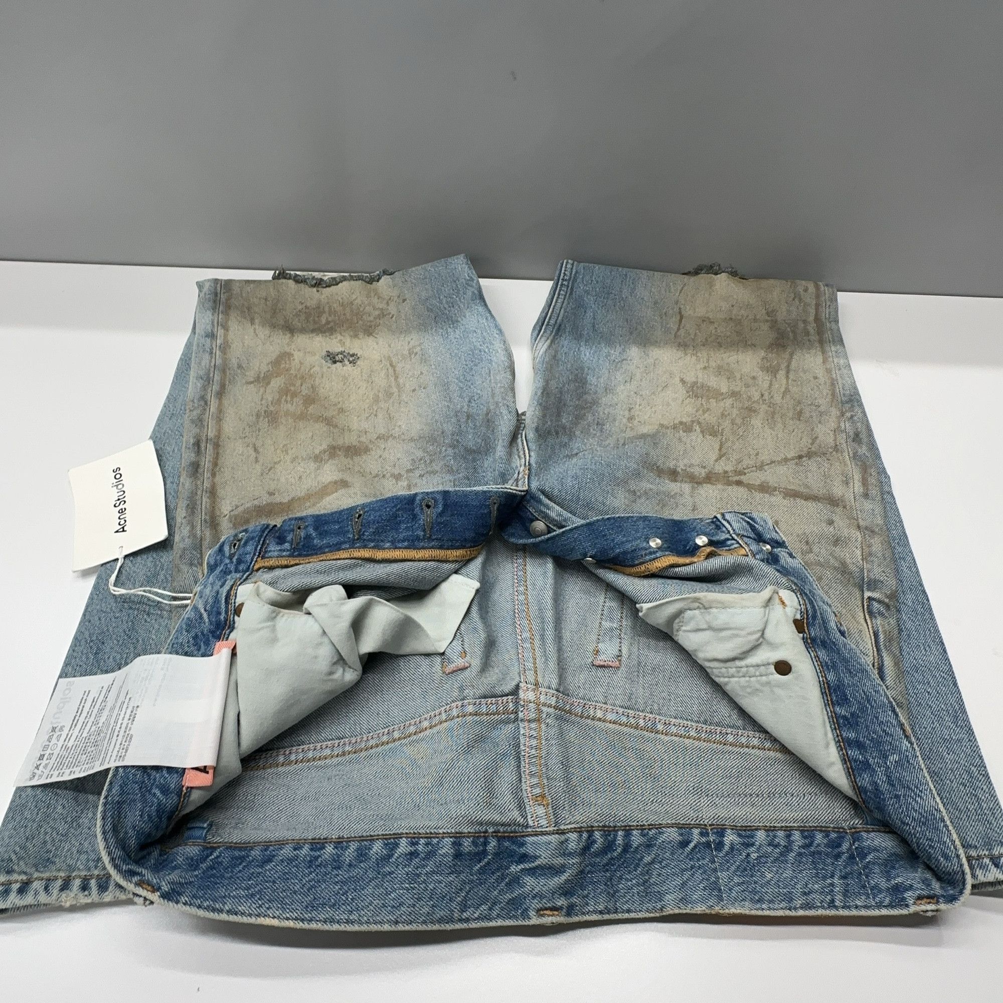 Acne Studios Acne Studios Penicillin Mud Wash Denim Jeans Size 31 Size US 31 - 6 Thumbnail