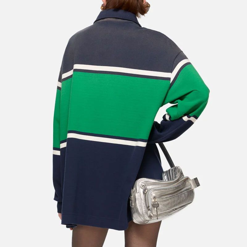 Acne Studios Acne Studios Striped Logo Patch Mini Dress XXS Size XXS / US 00 / IT 34 - 6 Thumbnail