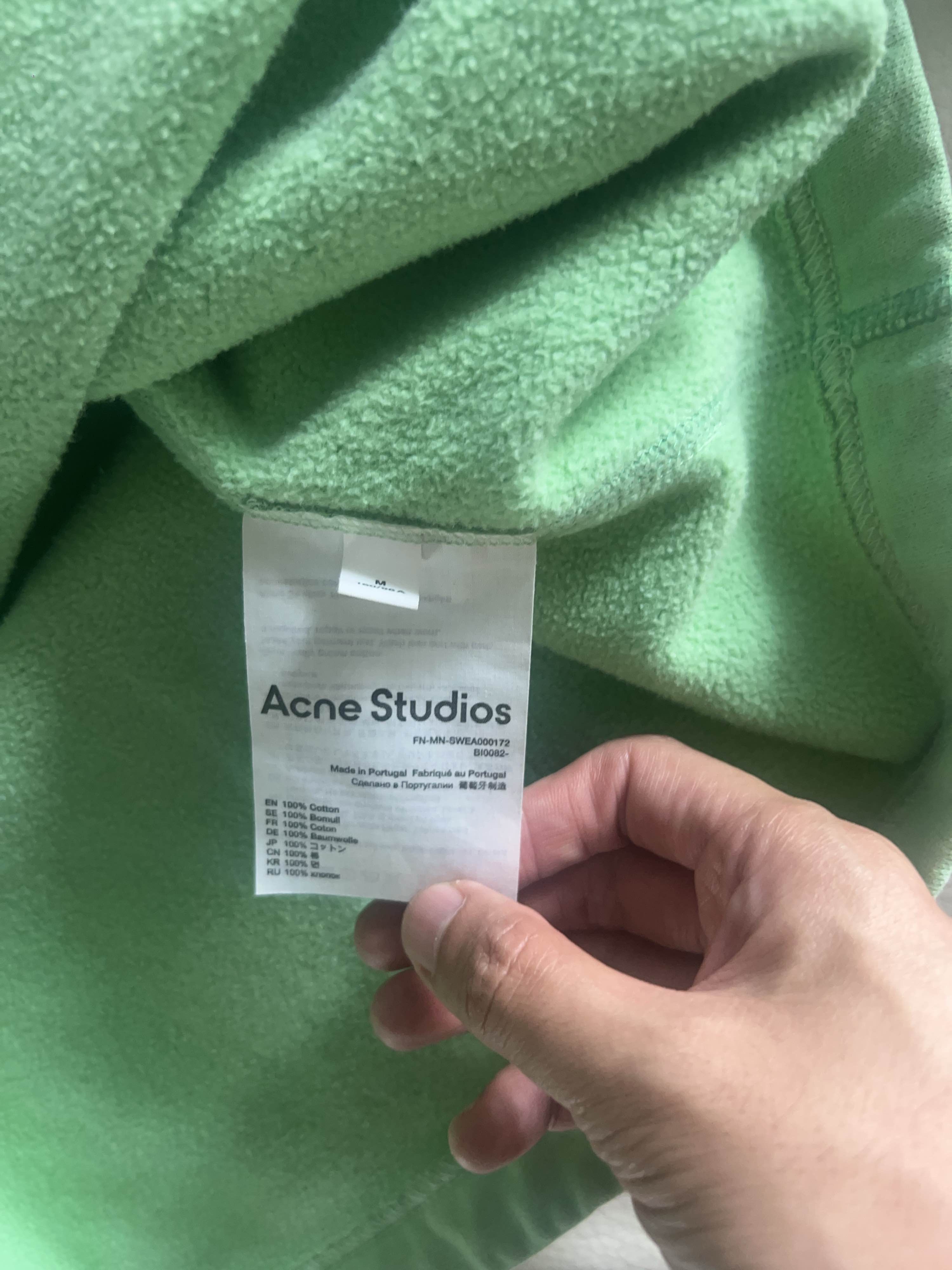 Acne Studios Acne Studios Logo Sweatshirt Mint Size M Size US M / EU 48-50 / 2 - 4 Thumbnail