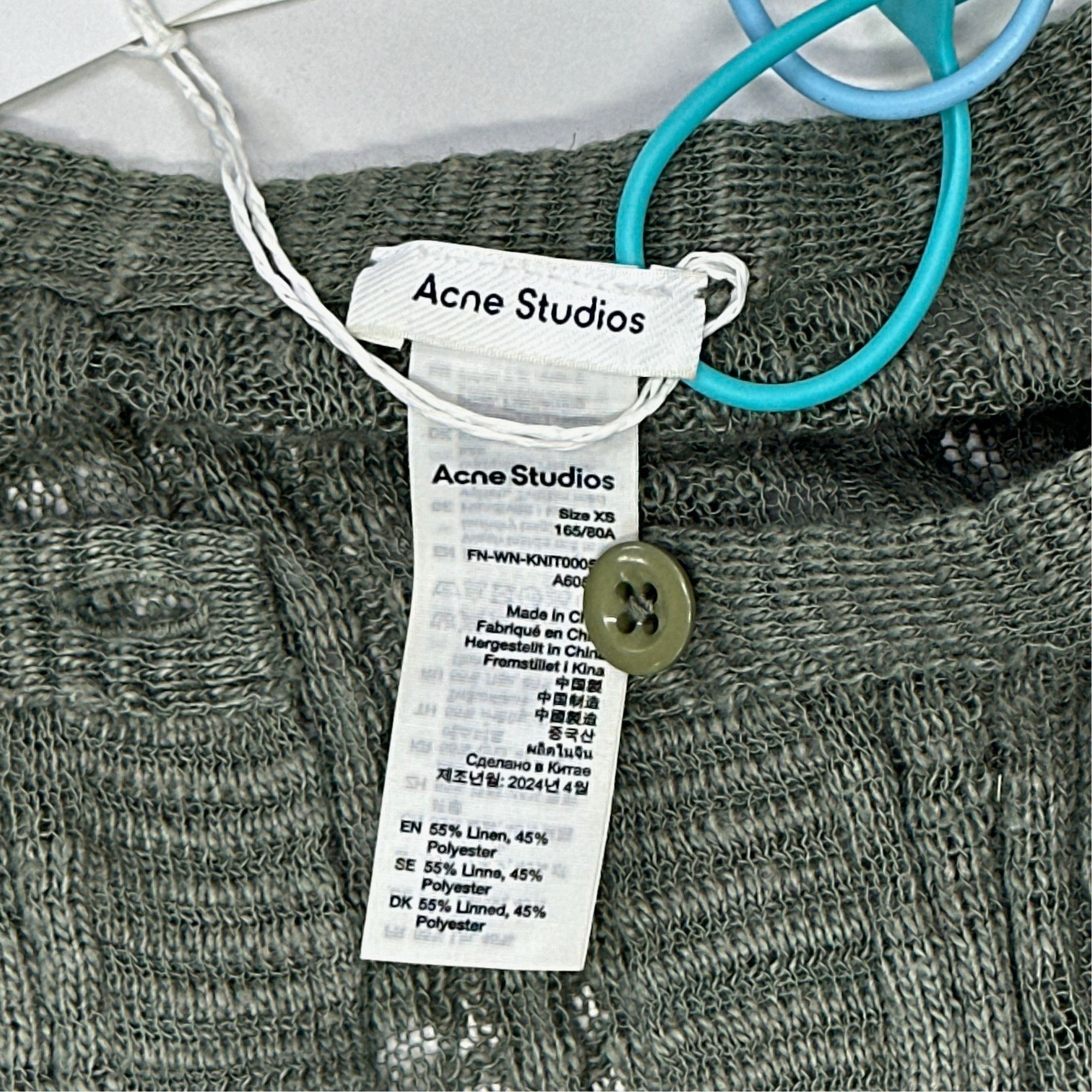 Acne Studios Acne Studios Ribbed Knit Cardigan Size XS Size XS / US 0-2 / IT 36-38 - 2 Thumbnail