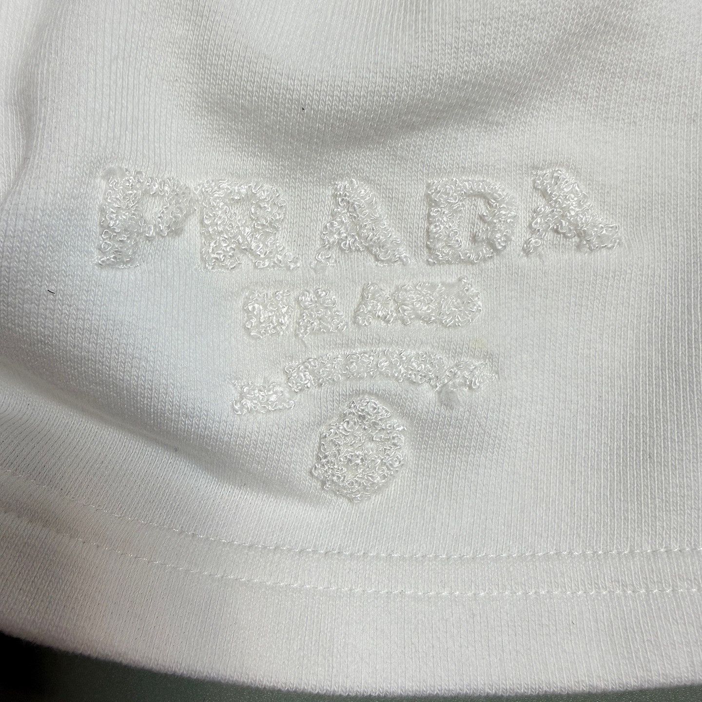 Prada Prada Embroidered Cotton Shorts Size M Size 28" / US 6 / IT 42 - 8 Thumbnail