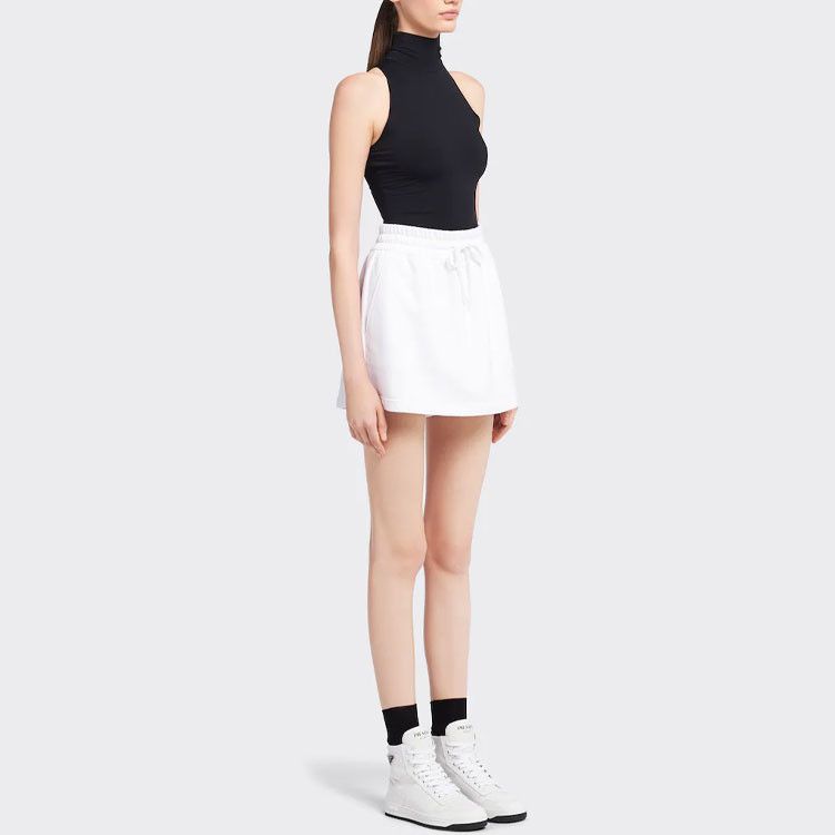 Prada Prada Embroidered Cotton Shorts Size M Size 28" / US 6 / IT 42 - 11 Thumbnail