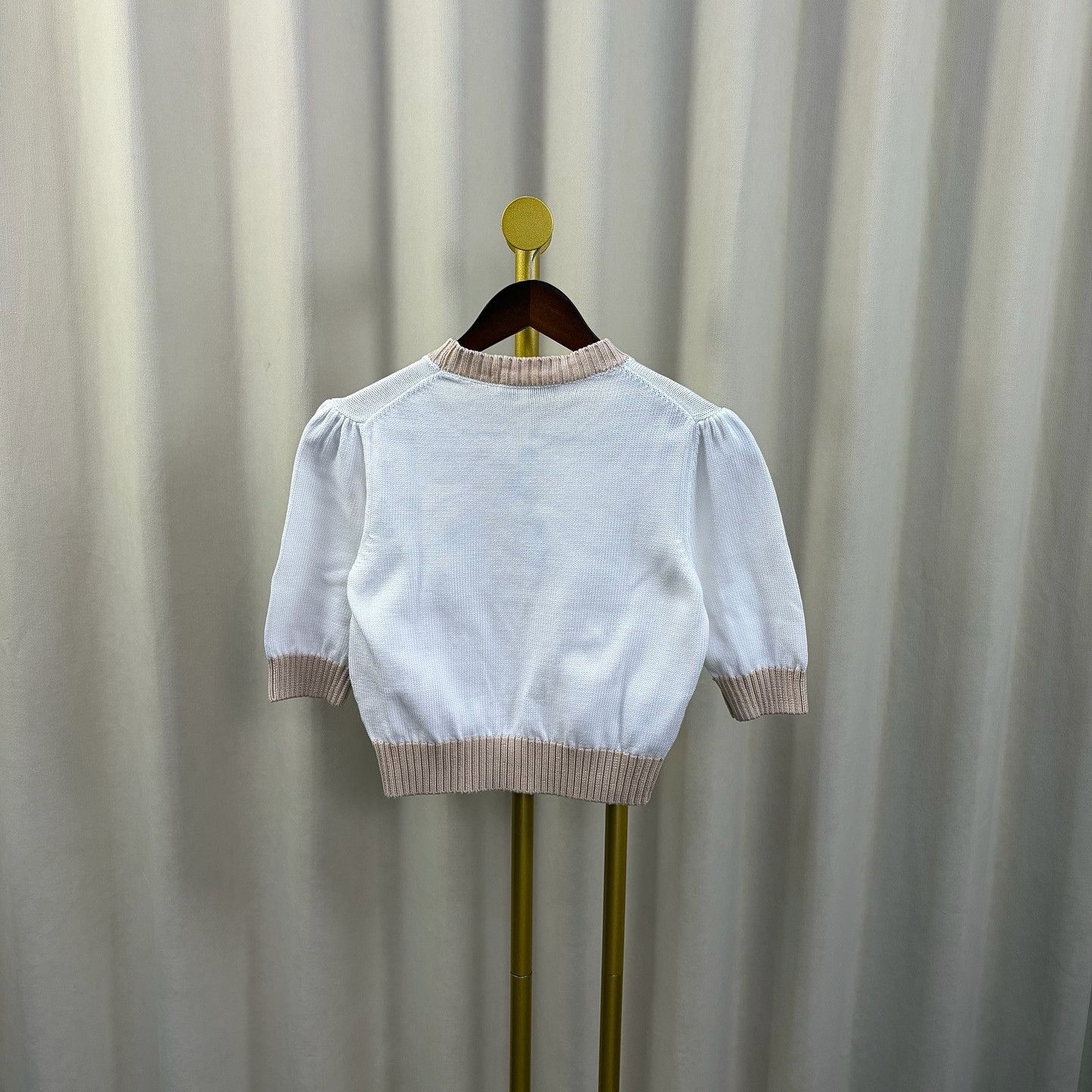 Prada Prada Embroidered Logo Knit Sweater Size 38 Size XS / US 0-2 / IT 36-38 - 2 Thumbnail