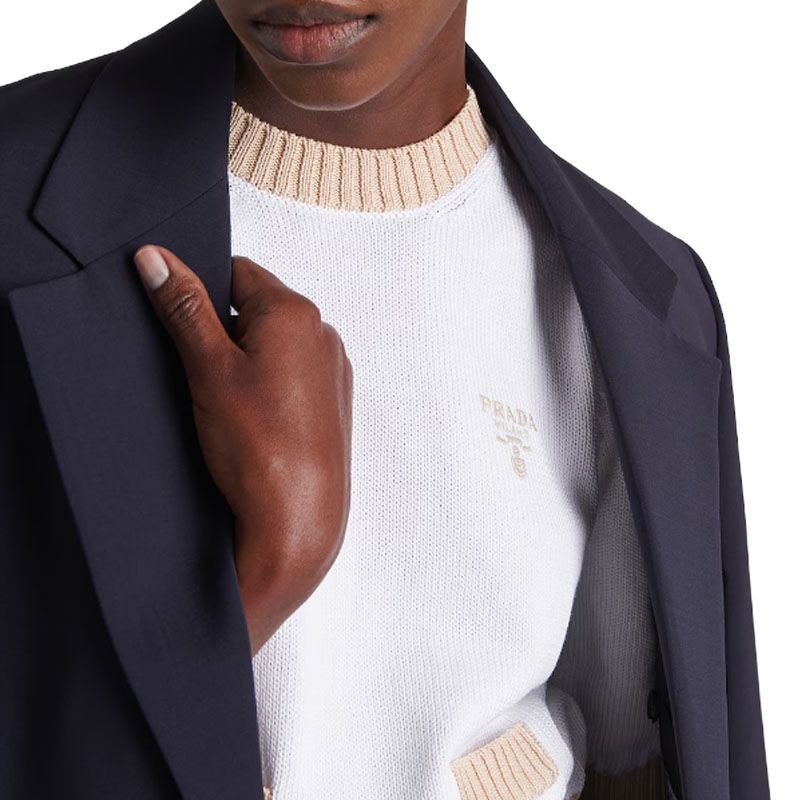 Prada Prada Embroidered Logo Knit Sweater Size 38 Size XS / US 0-2 / IT 36-38 - 10 Thumbnail