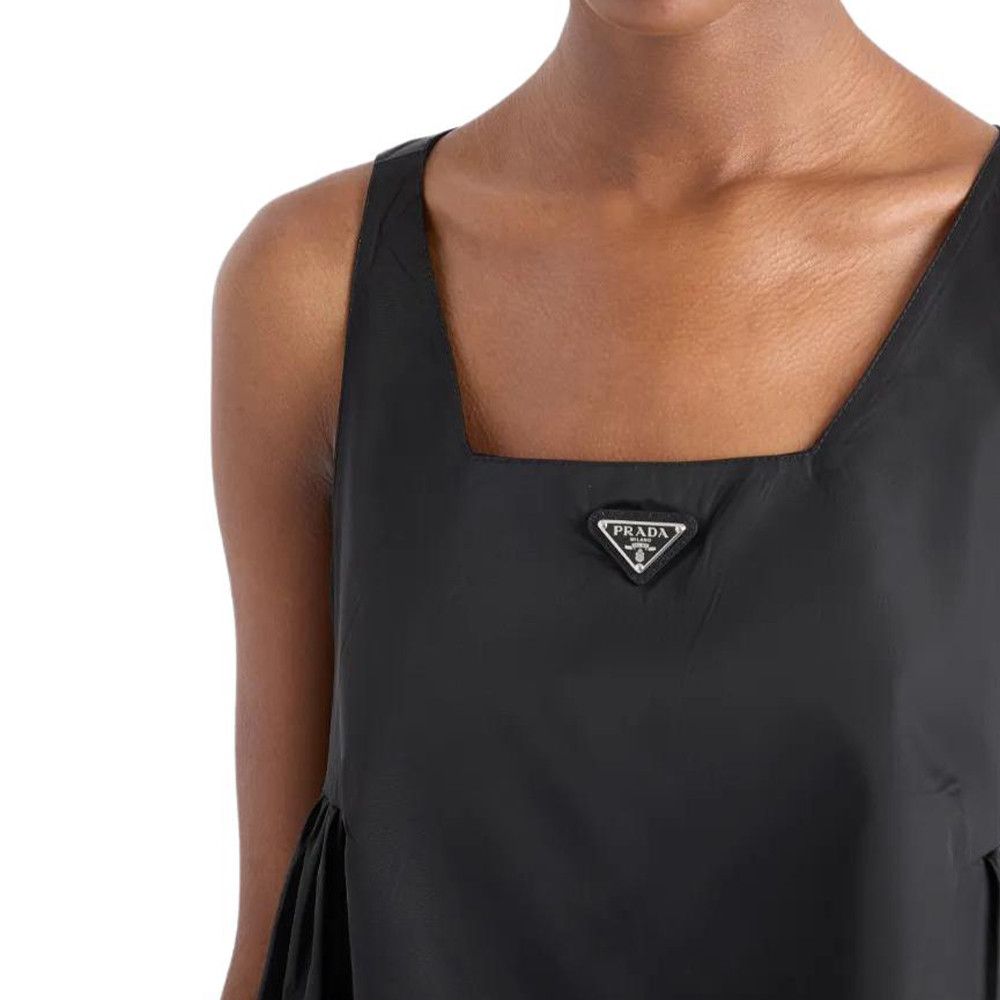 Prada Prada Re-Nylon Triangle Logo Mini Dress 38 Size XS / US 0-2 / IT 36-38 - 12 Thumbnail
